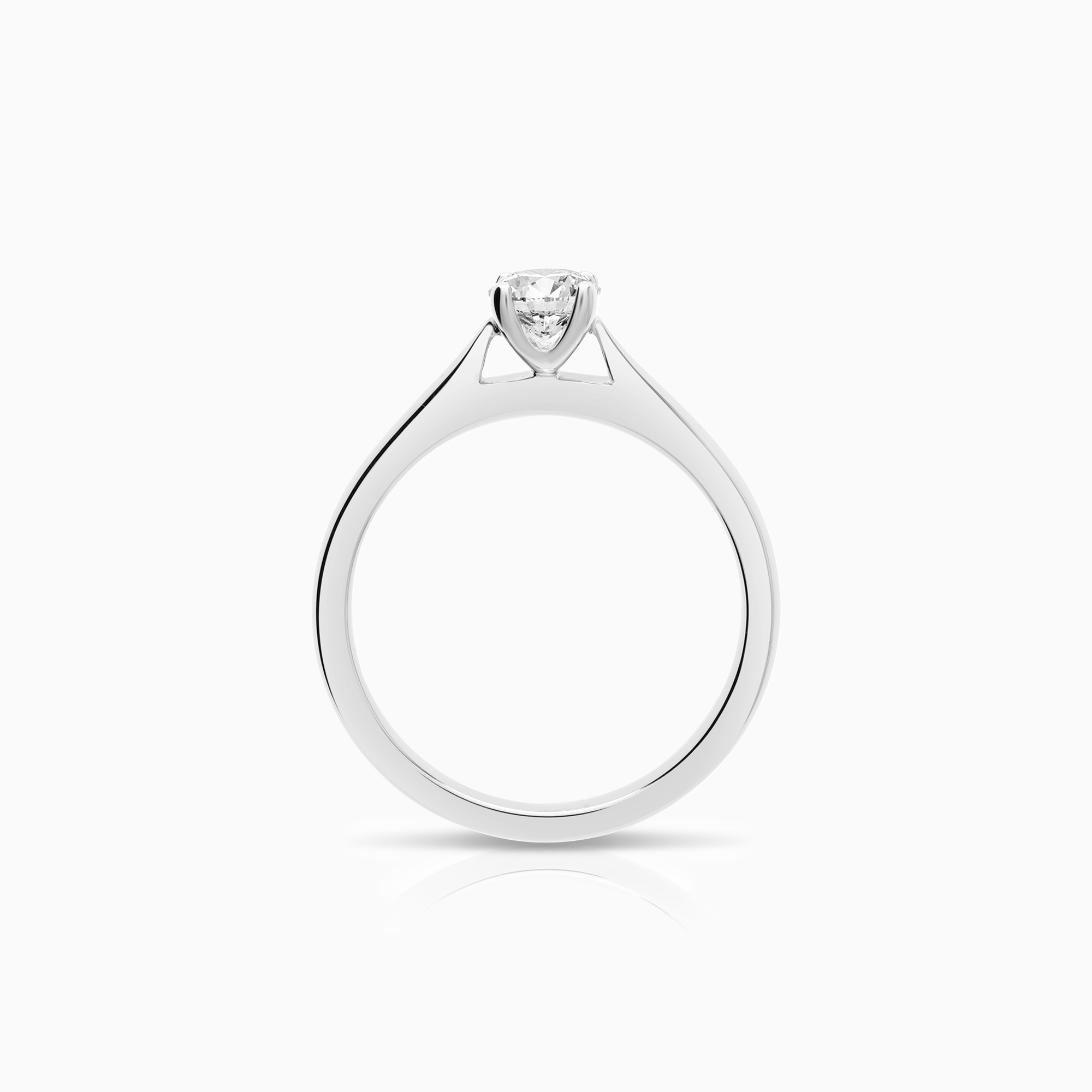 Solitär diamantring 0,50ct 18K vitguld