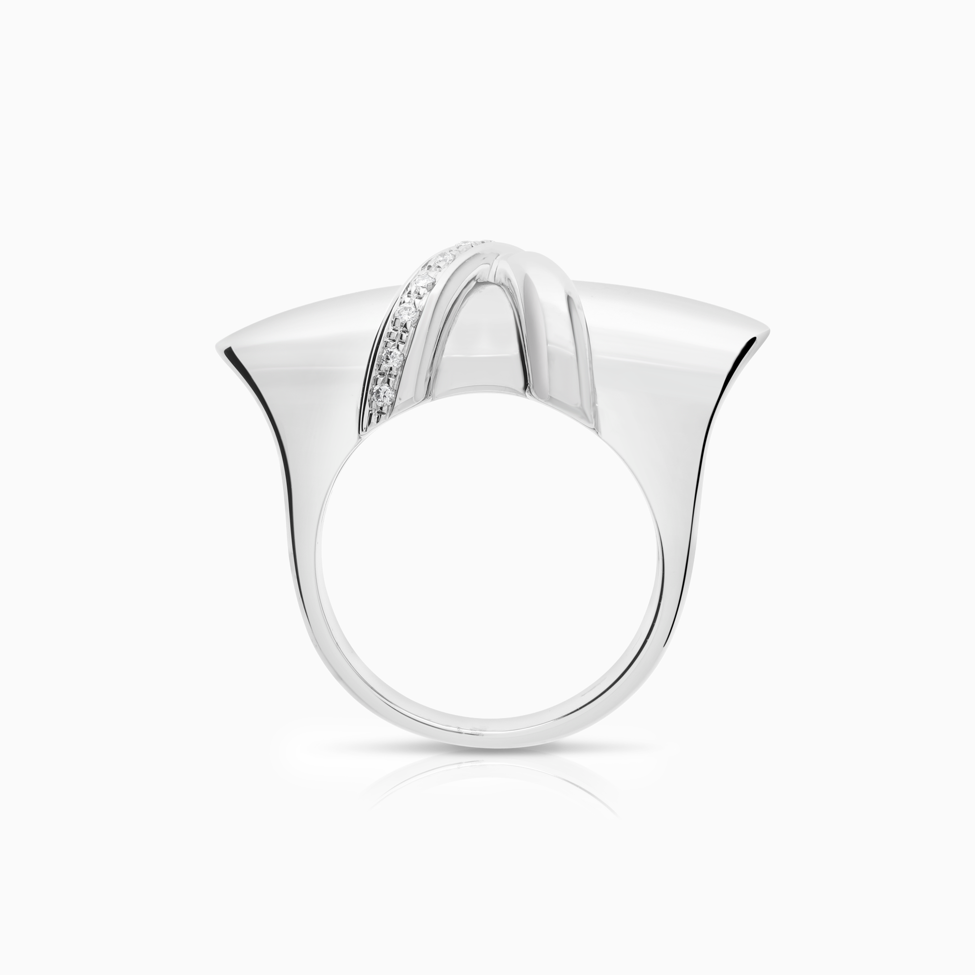 Diamantring 0,12ct 18K vitguld