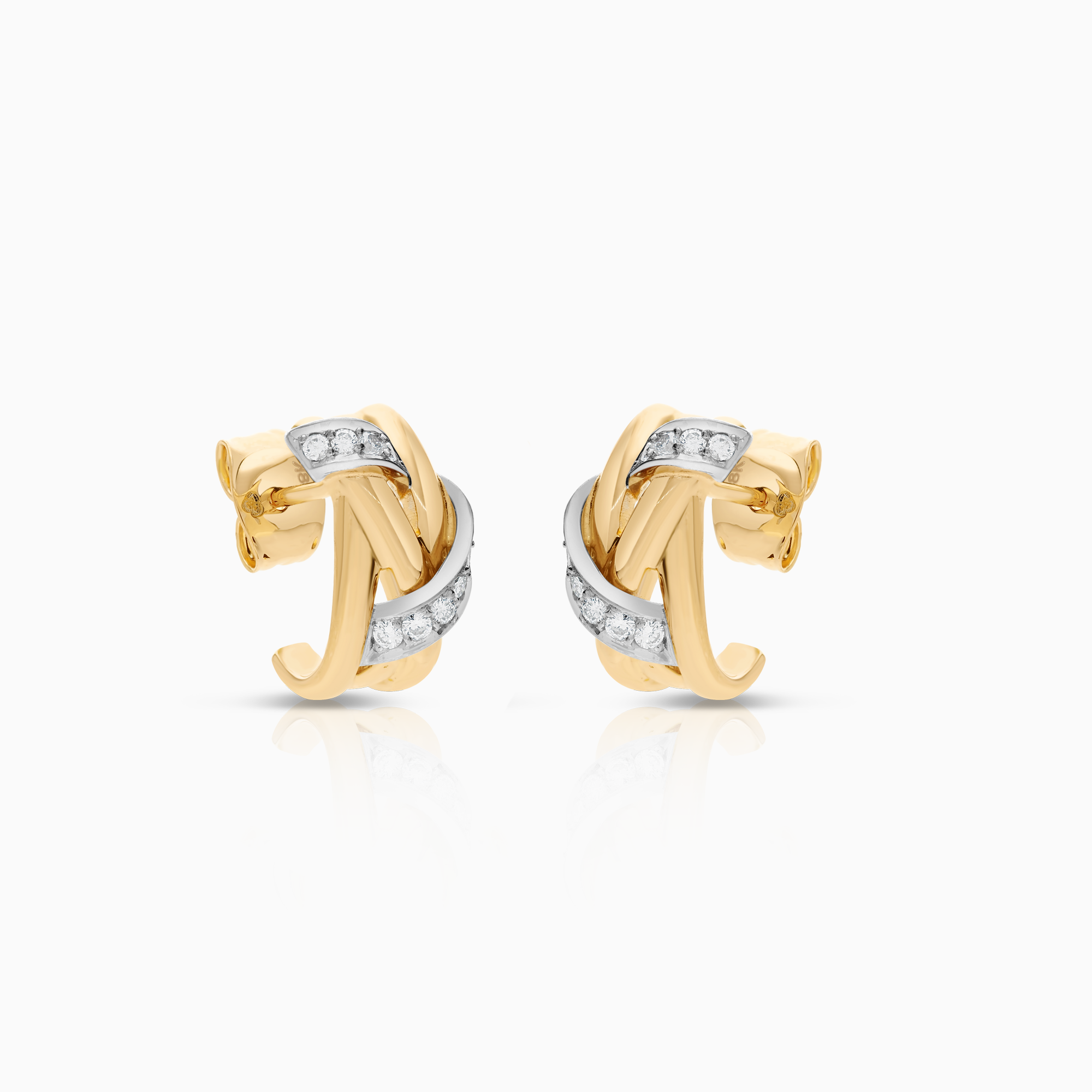 Engelbert diamantörhängen 0,18ct 18K guld