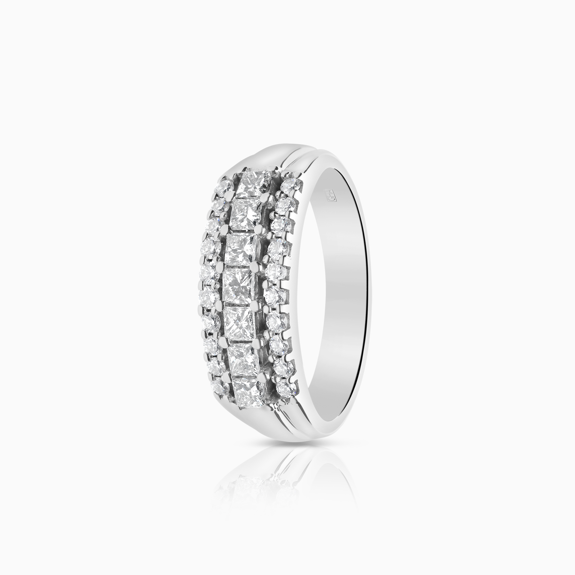 Diamond ring 0.95ct 18K white gold Diamond ring 0.95ct 18K white gold