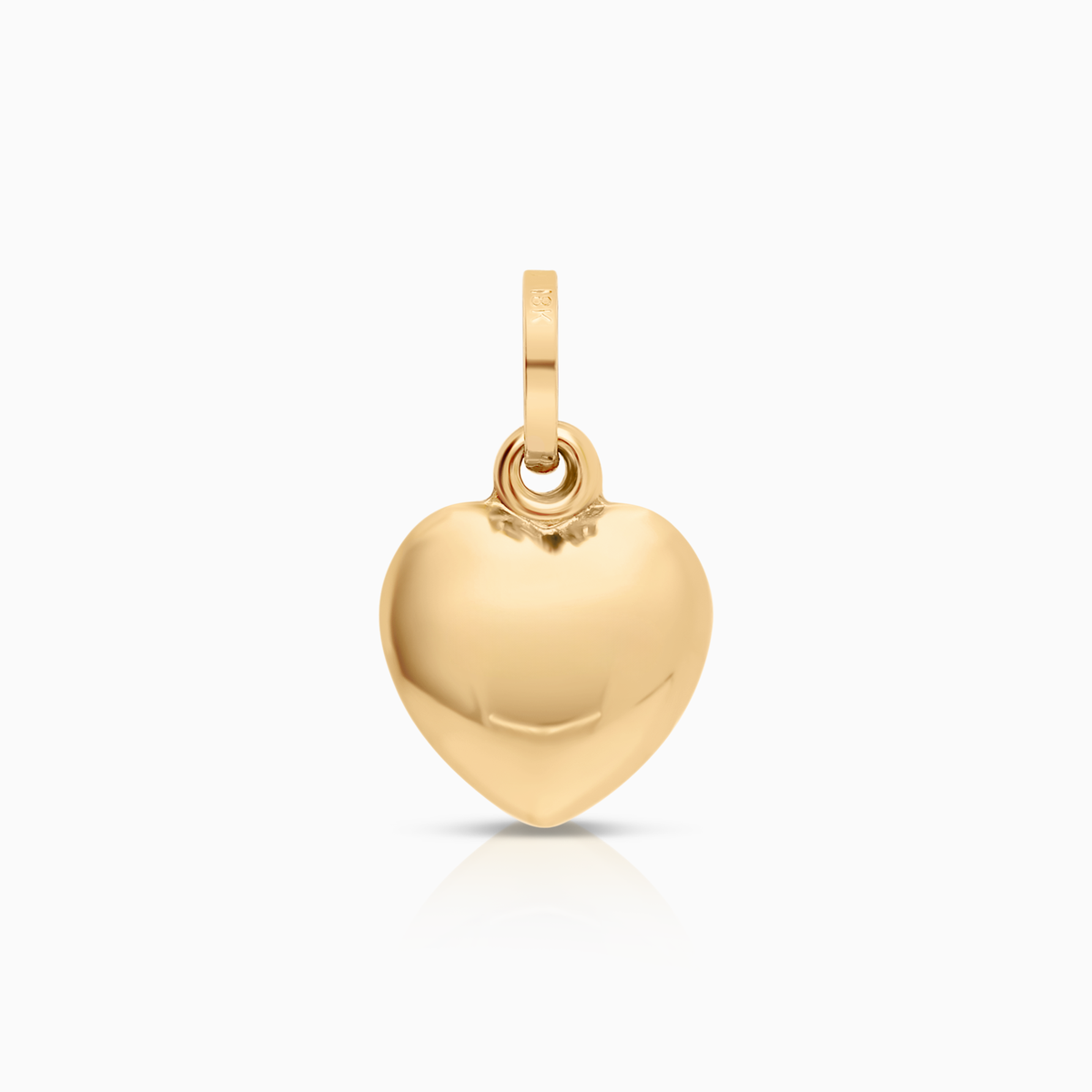 Heart pendant 0.88g 18K gold