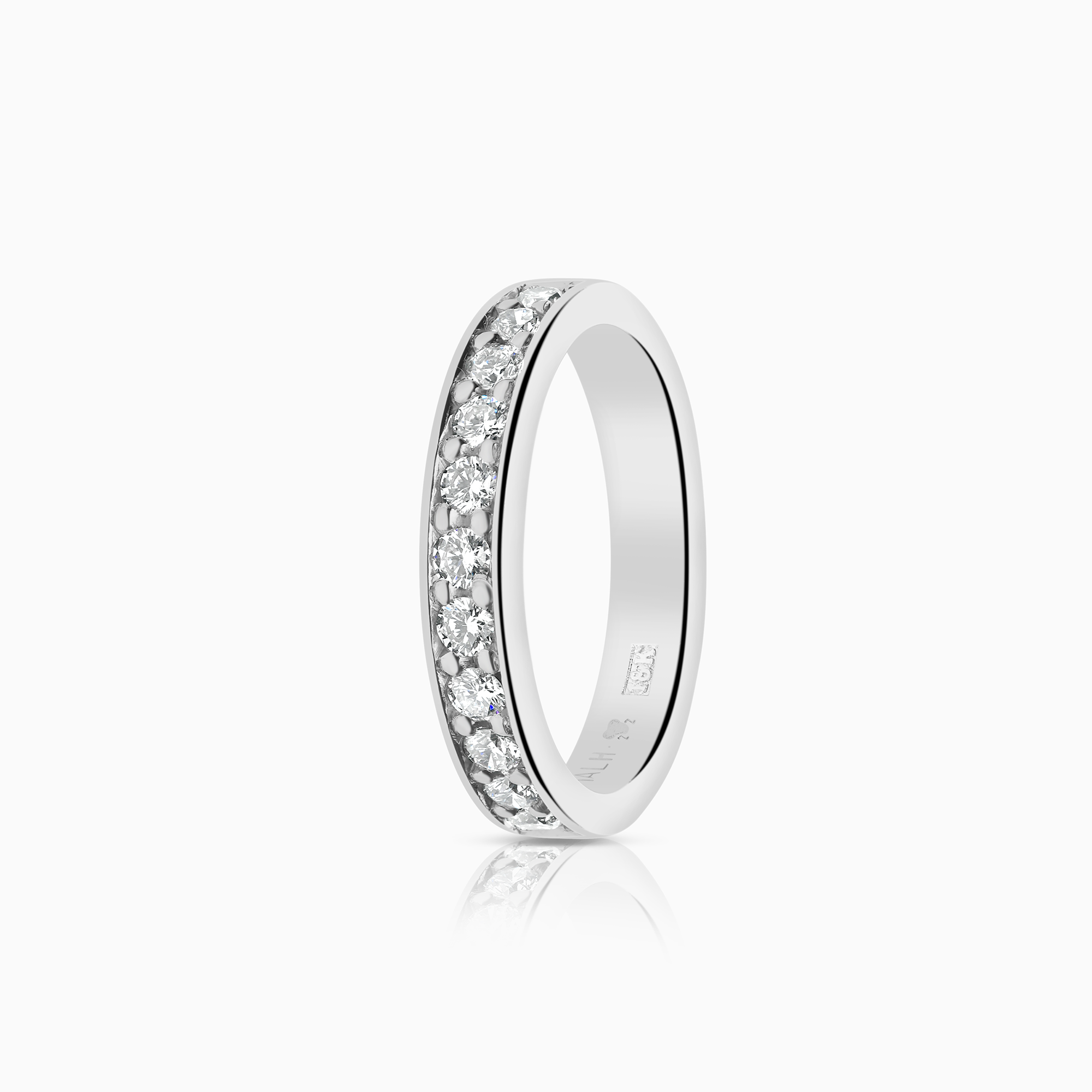Diamantring 0,44ct 18K vitguld