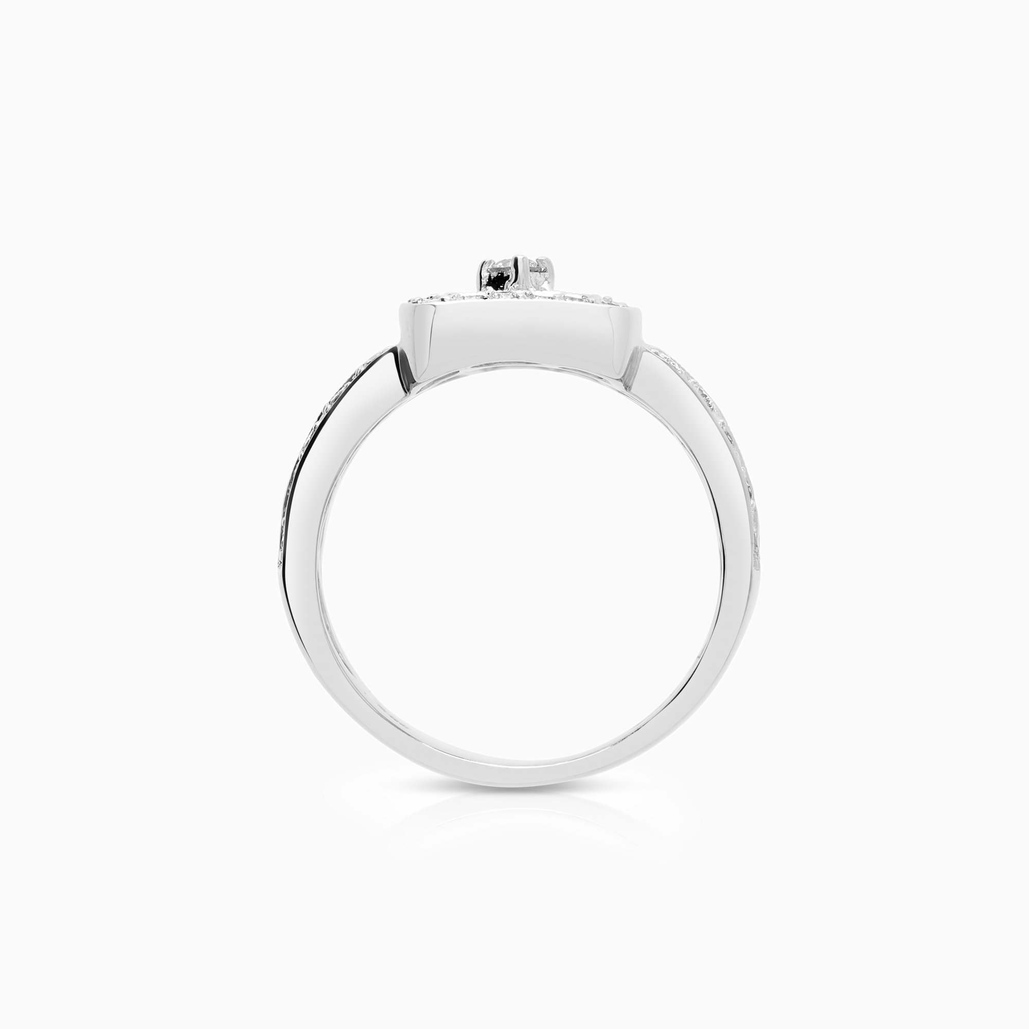 Diamond ring 0.44ct 14K white gold