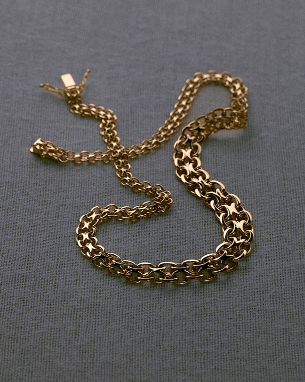 Venetian Chain 38.5cm 18K Gold