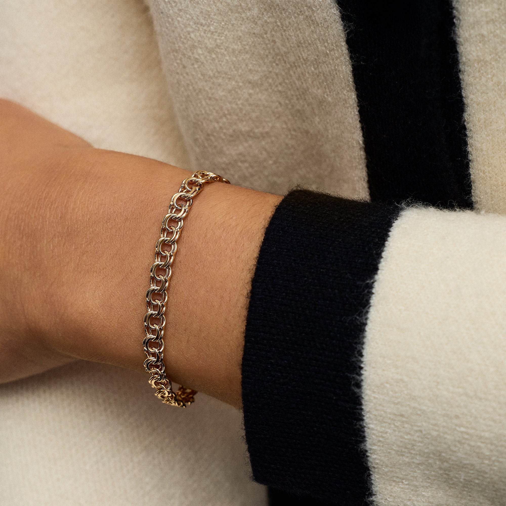 Bismarck armband 9,53g 18K guld