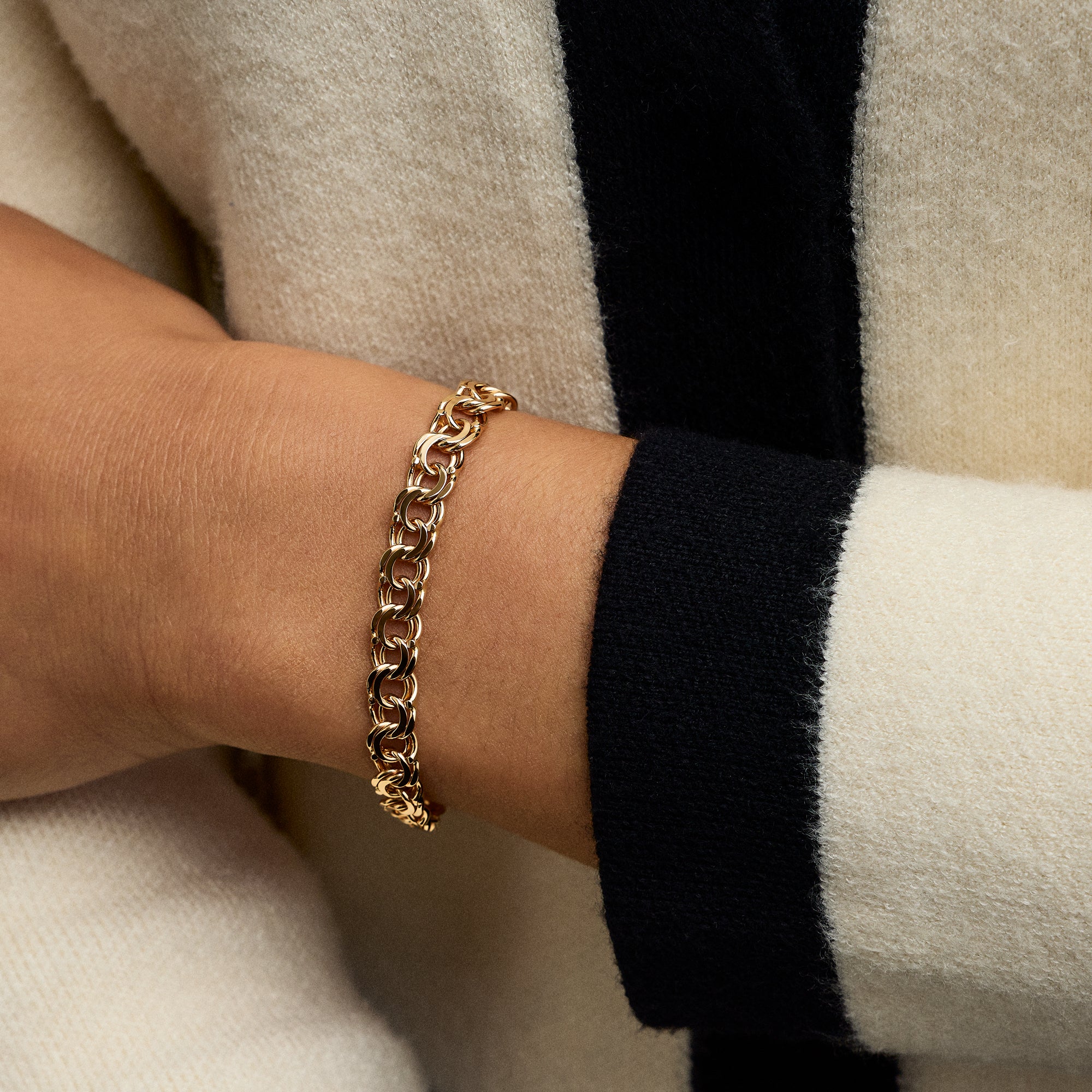 Bismarck armband 14,88g 18K guld