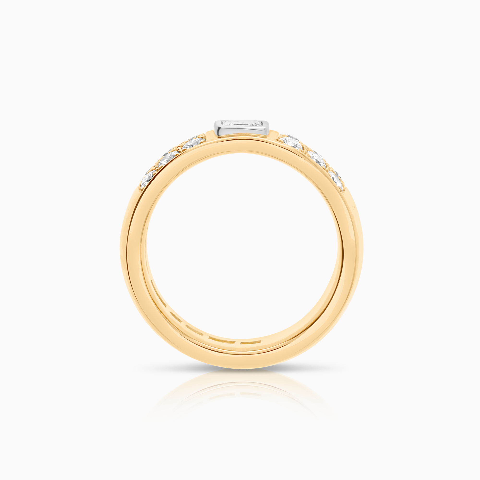Diamond ring 0.84ct 18K gold