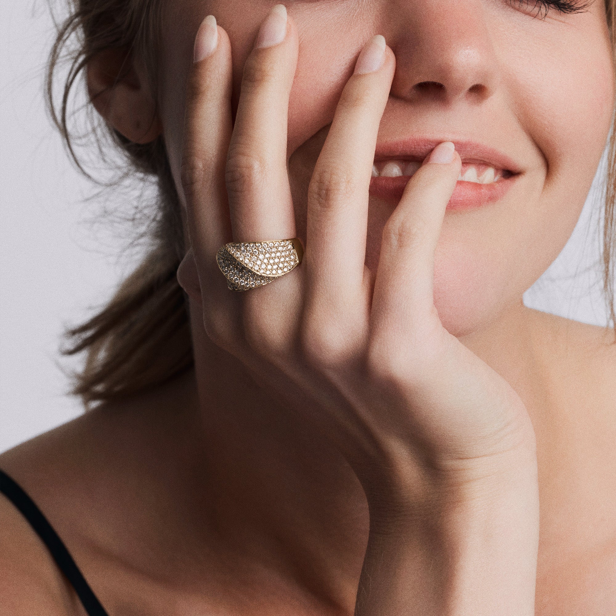 Diamond ring 1.84ct 18K gold
