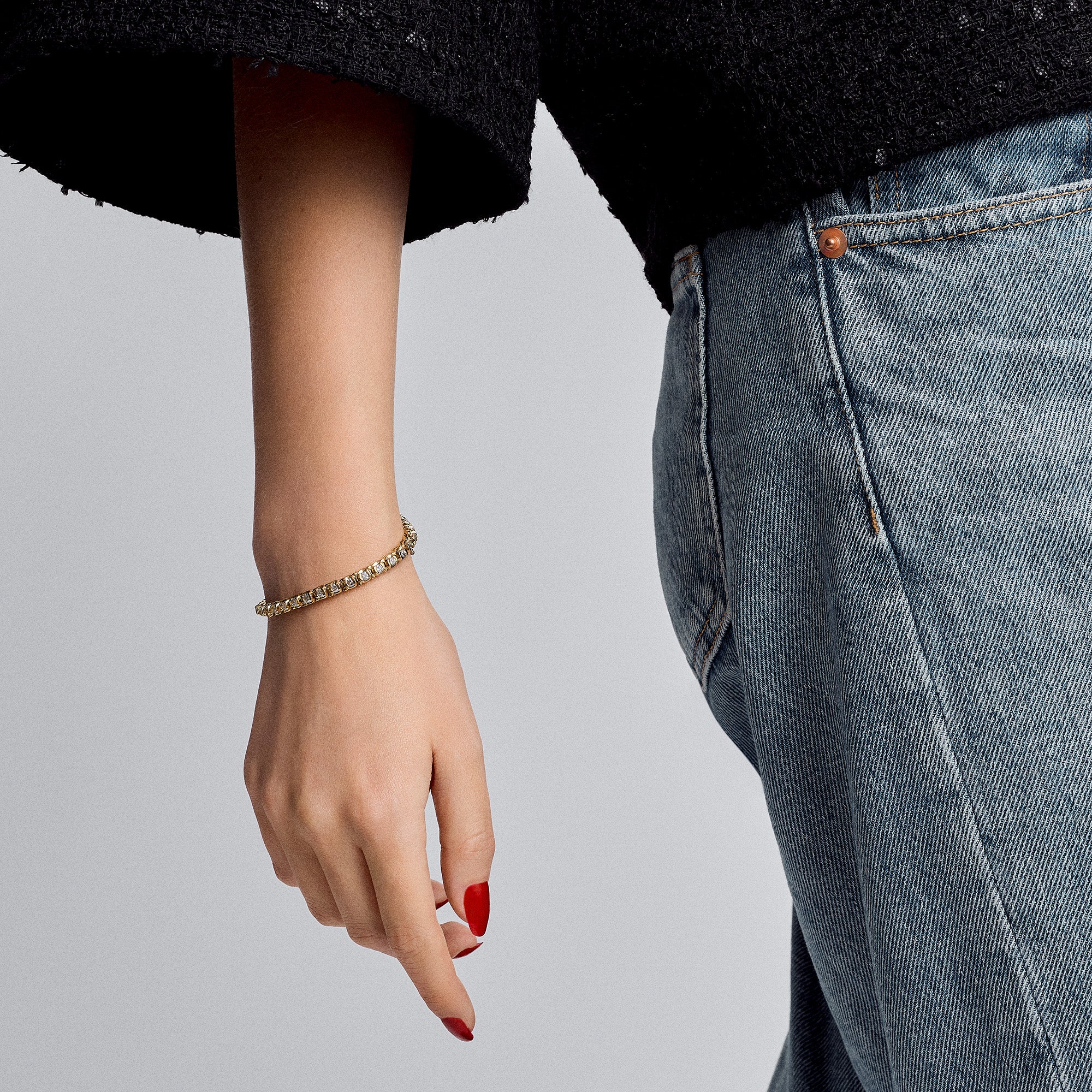 Tennisarmband 3,50ct 14K guld