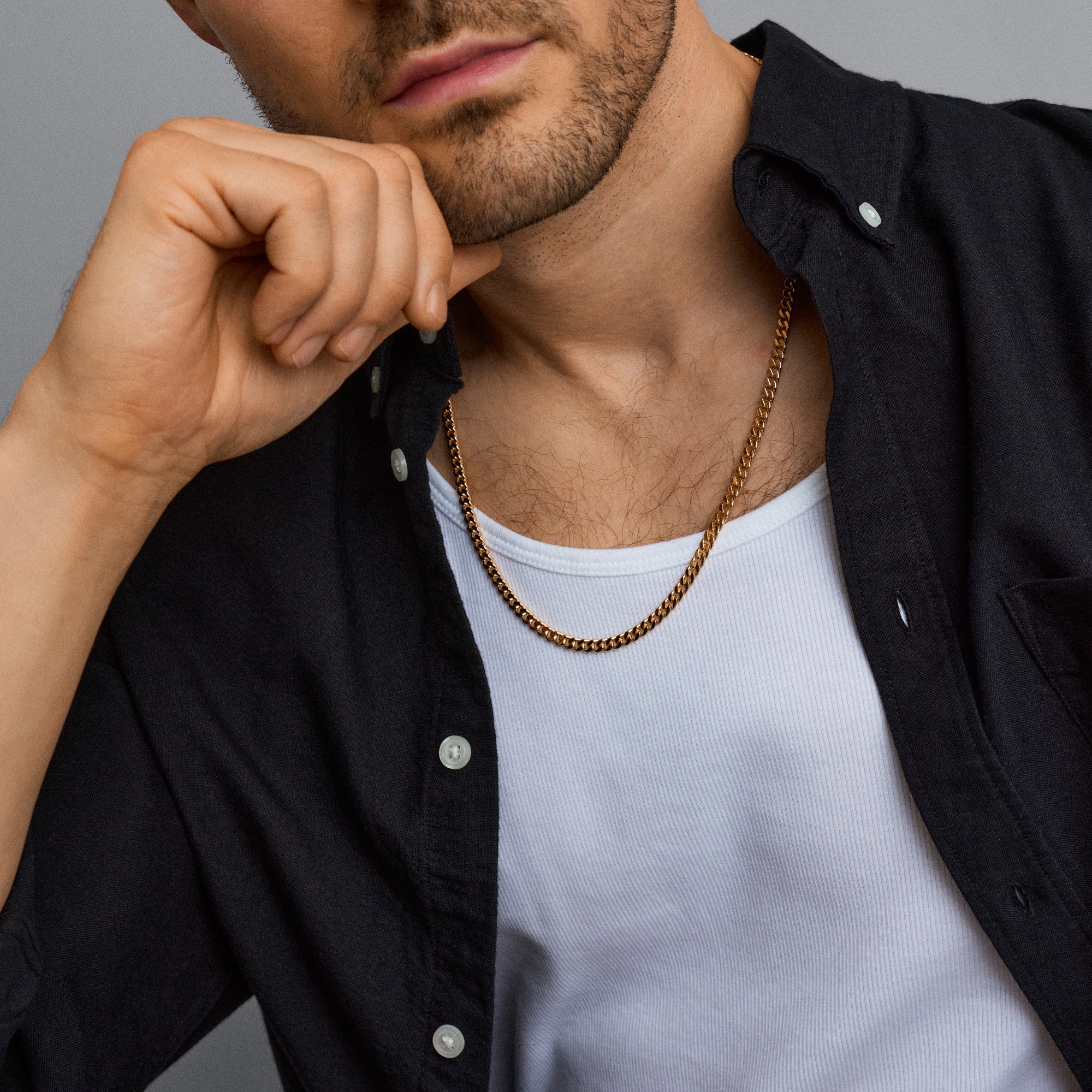 Pansar halsband 48,40g 18K guld