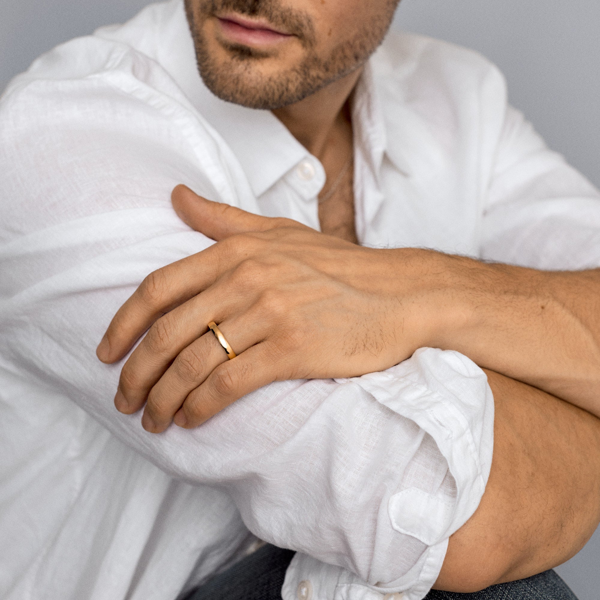 Plain ring Schalins 3.98g 18K gold