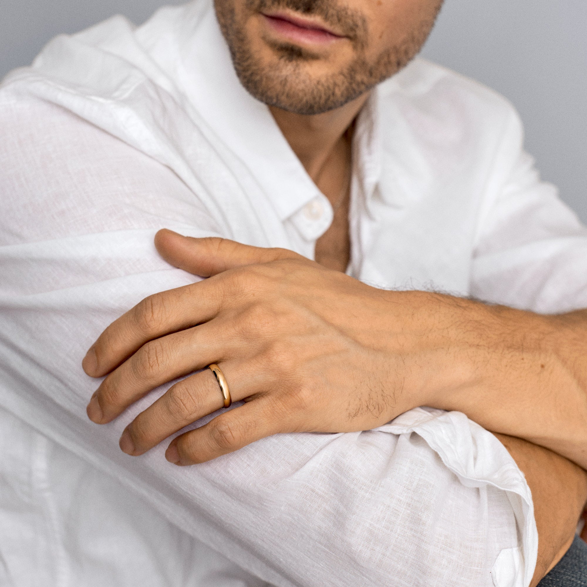 Slät ring Schalins 4,00g 18K guld