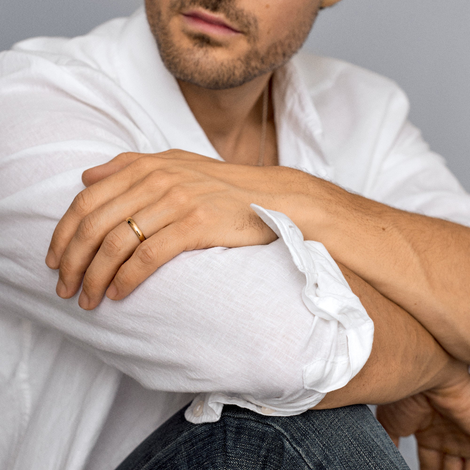 Slät ring Schalins 4,95g 18K guld