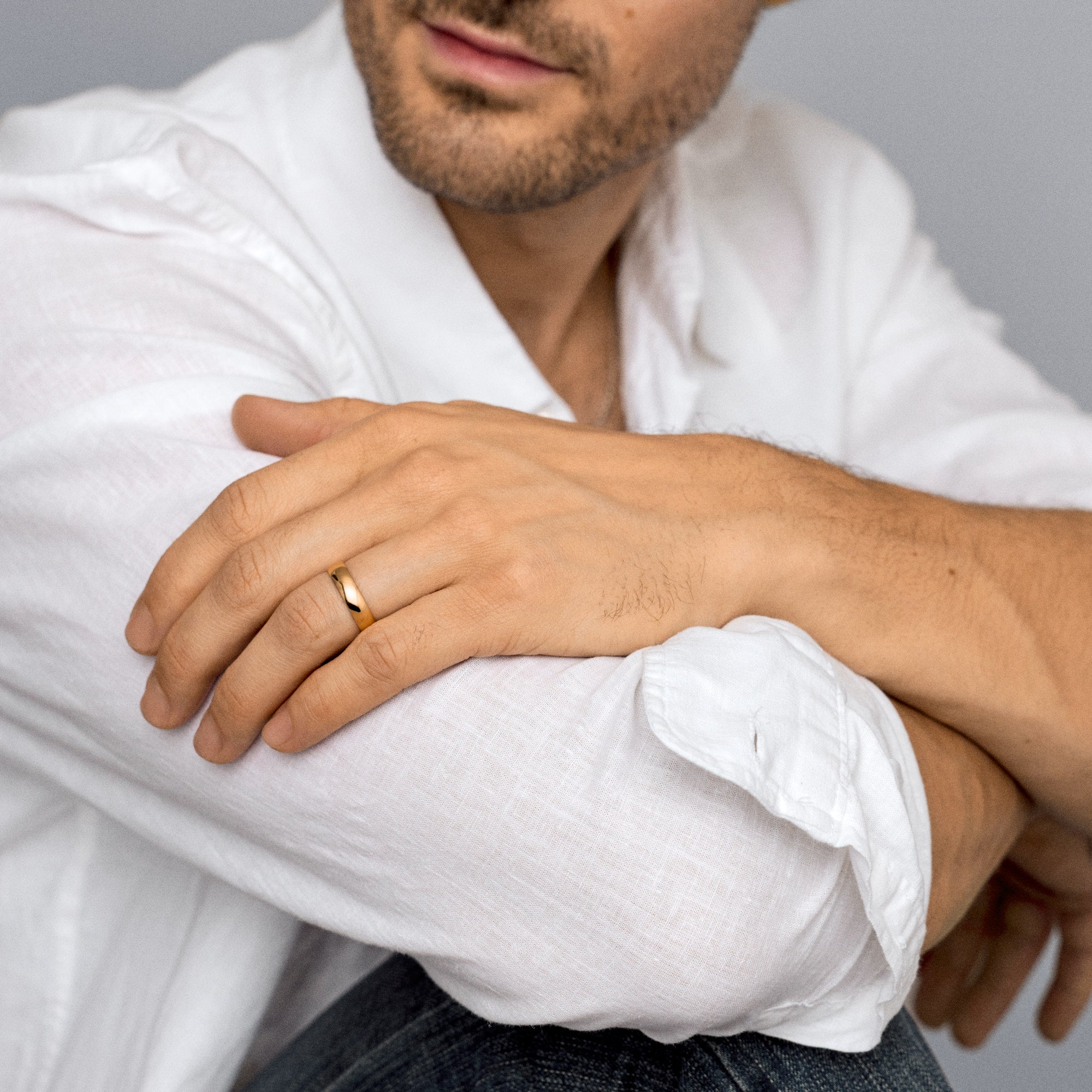 Slät ring 5,35g 18K guld