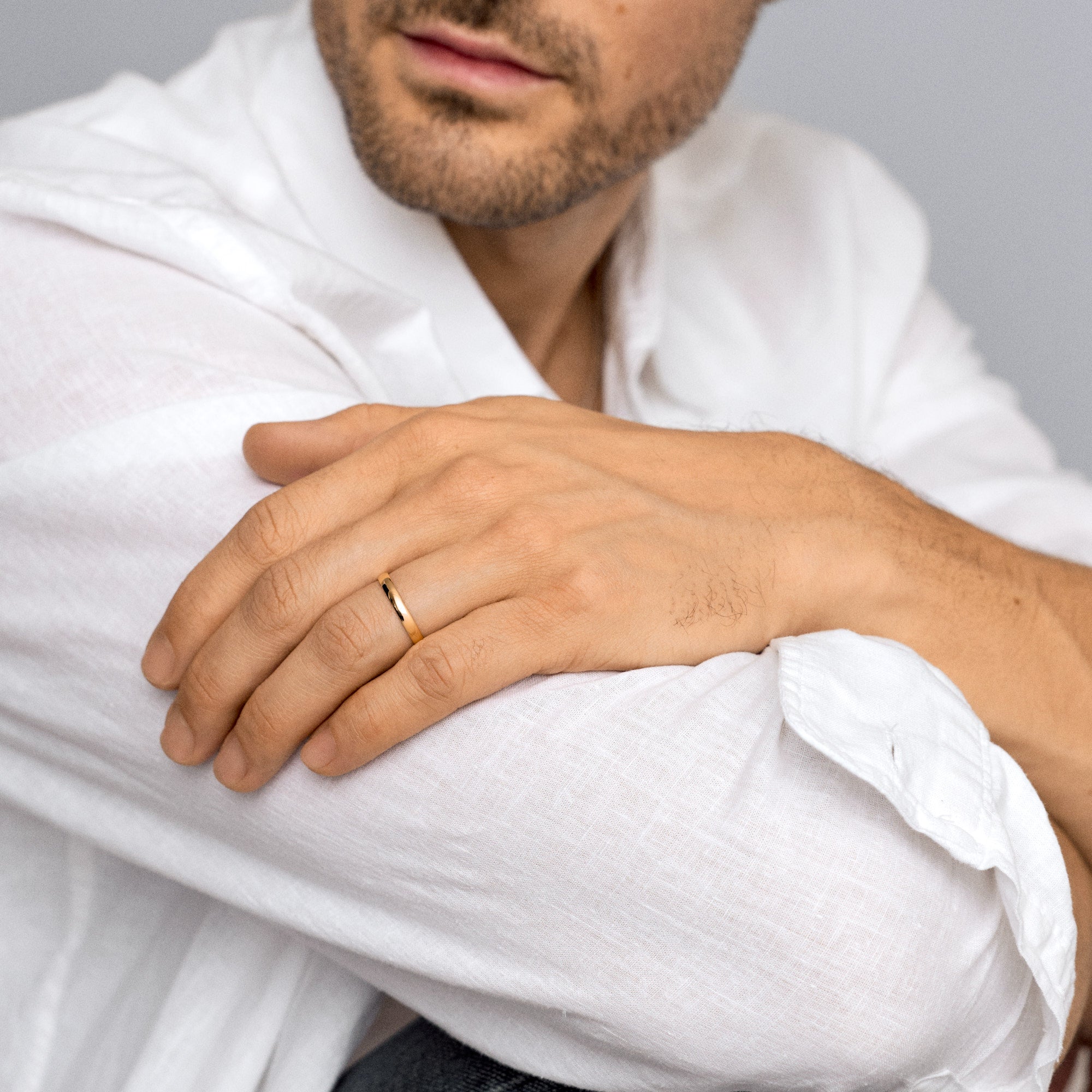 Slät ring 1,88g 18K guld