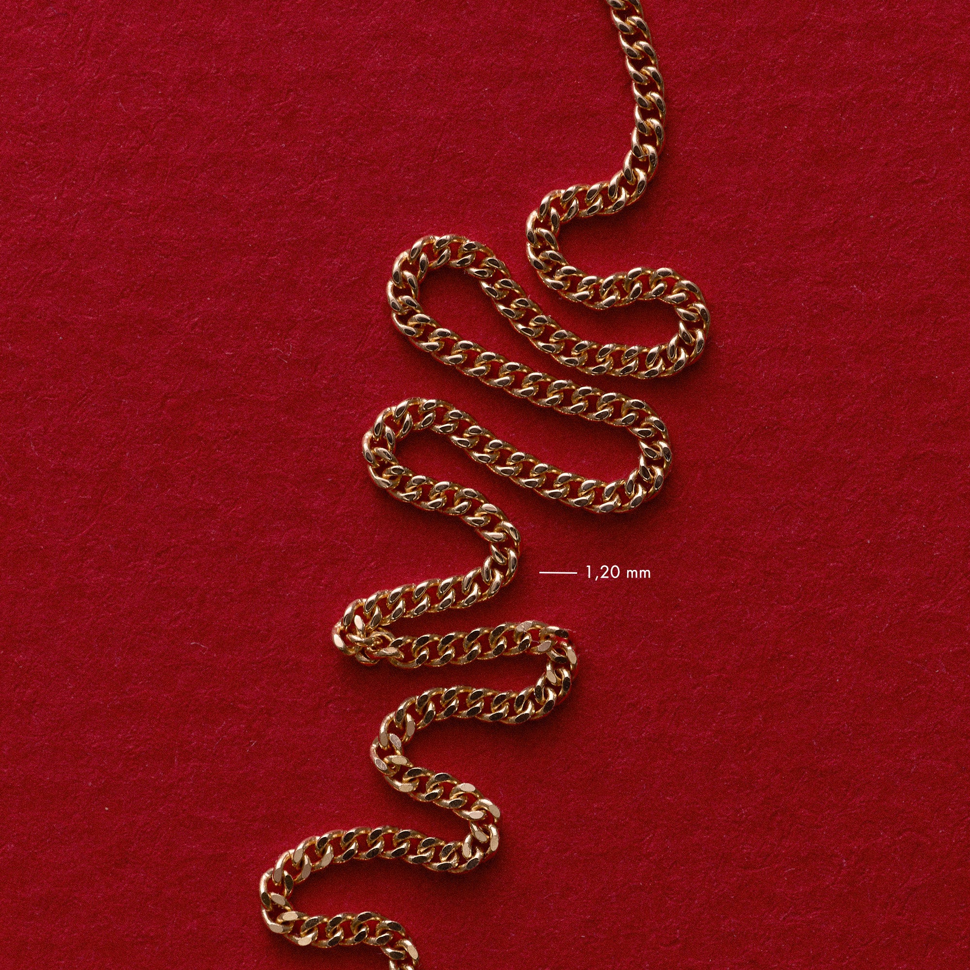 Pansar halsband 3,69g 18K guld