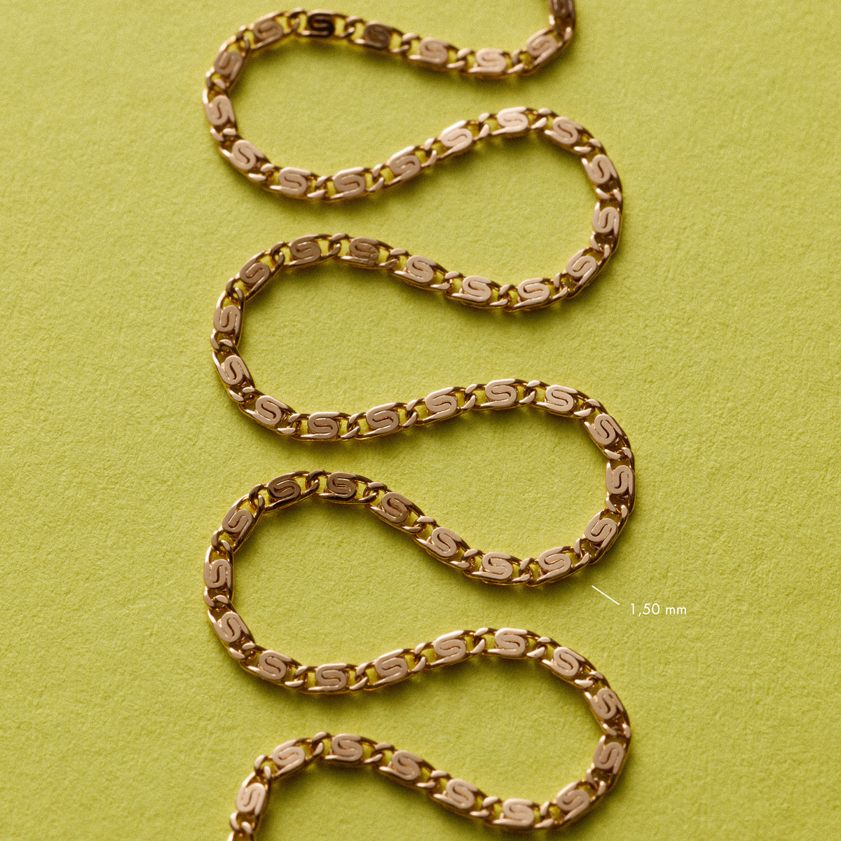 S-link necklace 3.36g 18K gold
