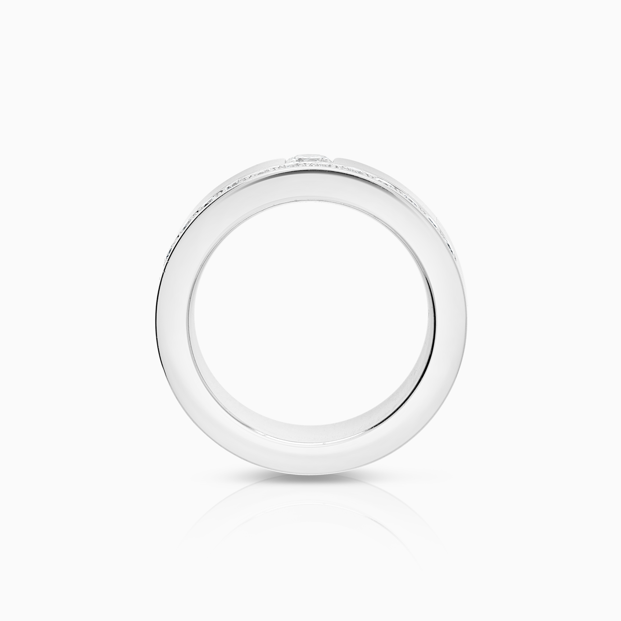 Diamond ring 0.56ct 18K white gold