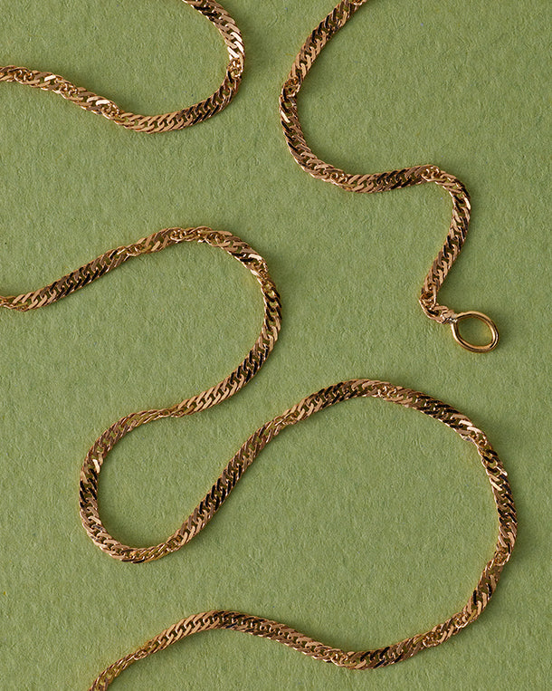 Venetian Chain 38.5cm 18K Gold
