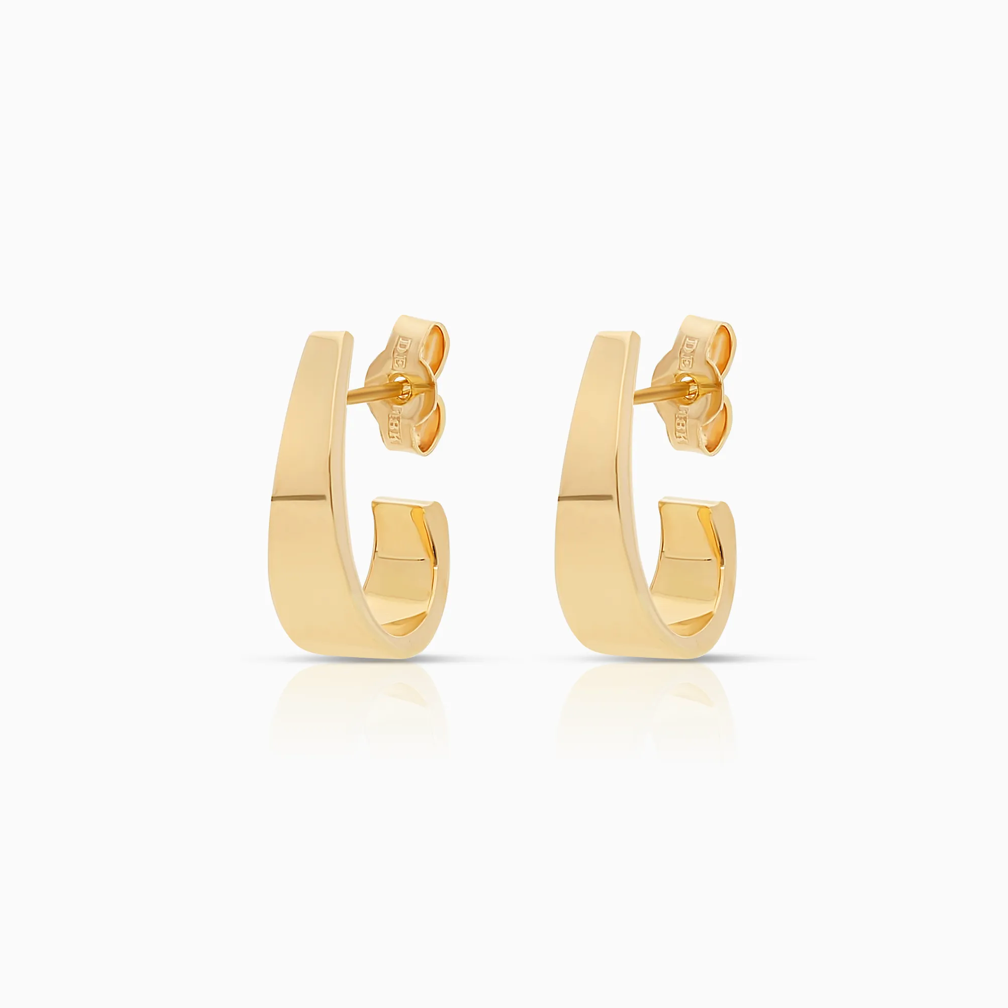 Gold earrings 1.56g 18K gold
