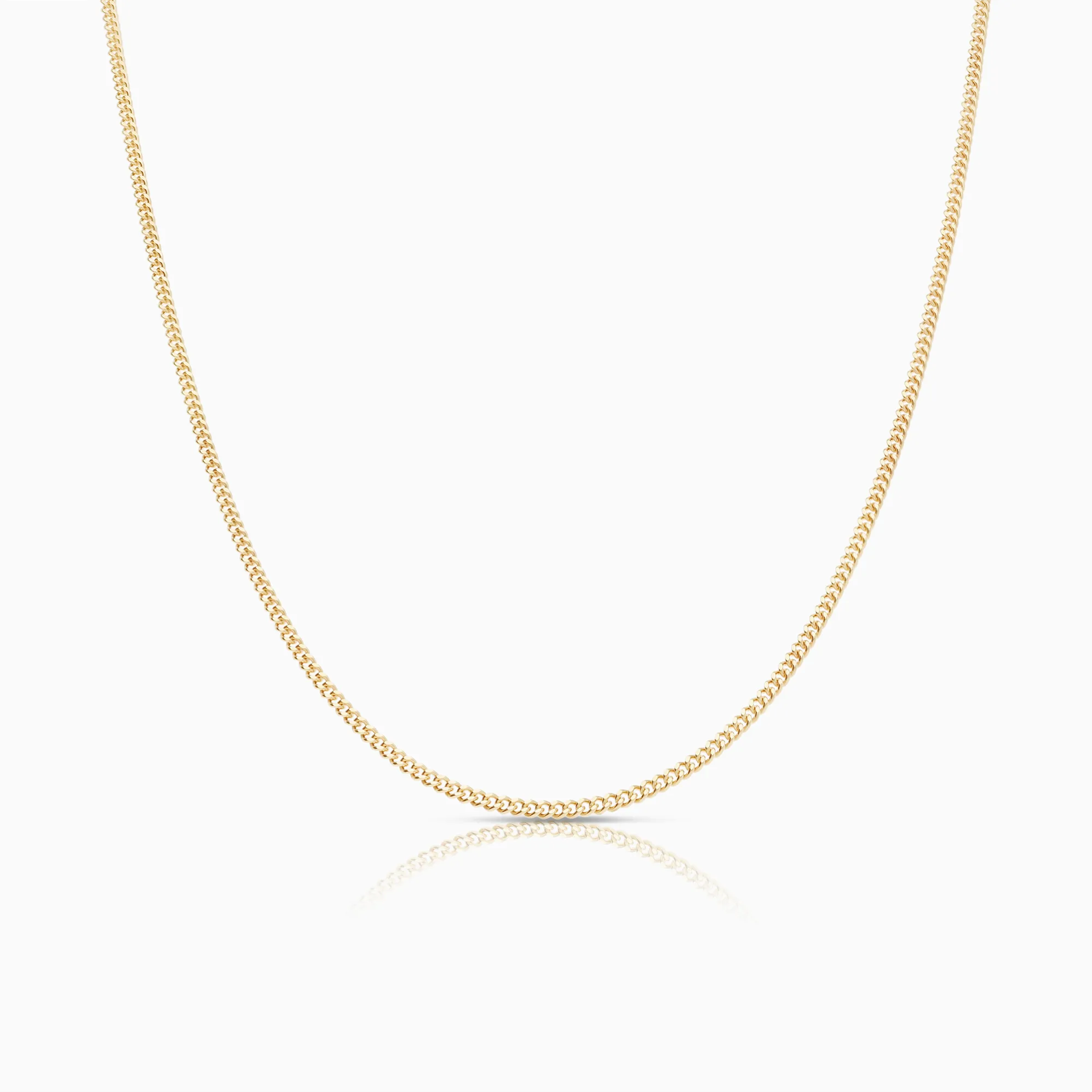 Curb chain 60.5cm 18K gold