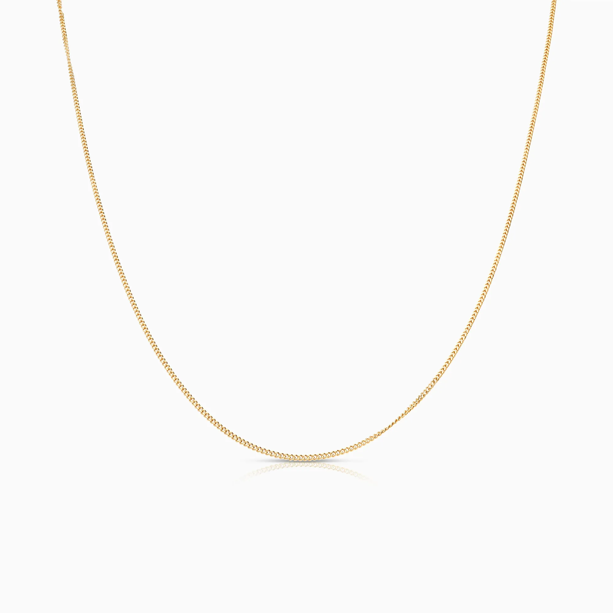 Curb chain 38.5cm 18K gold