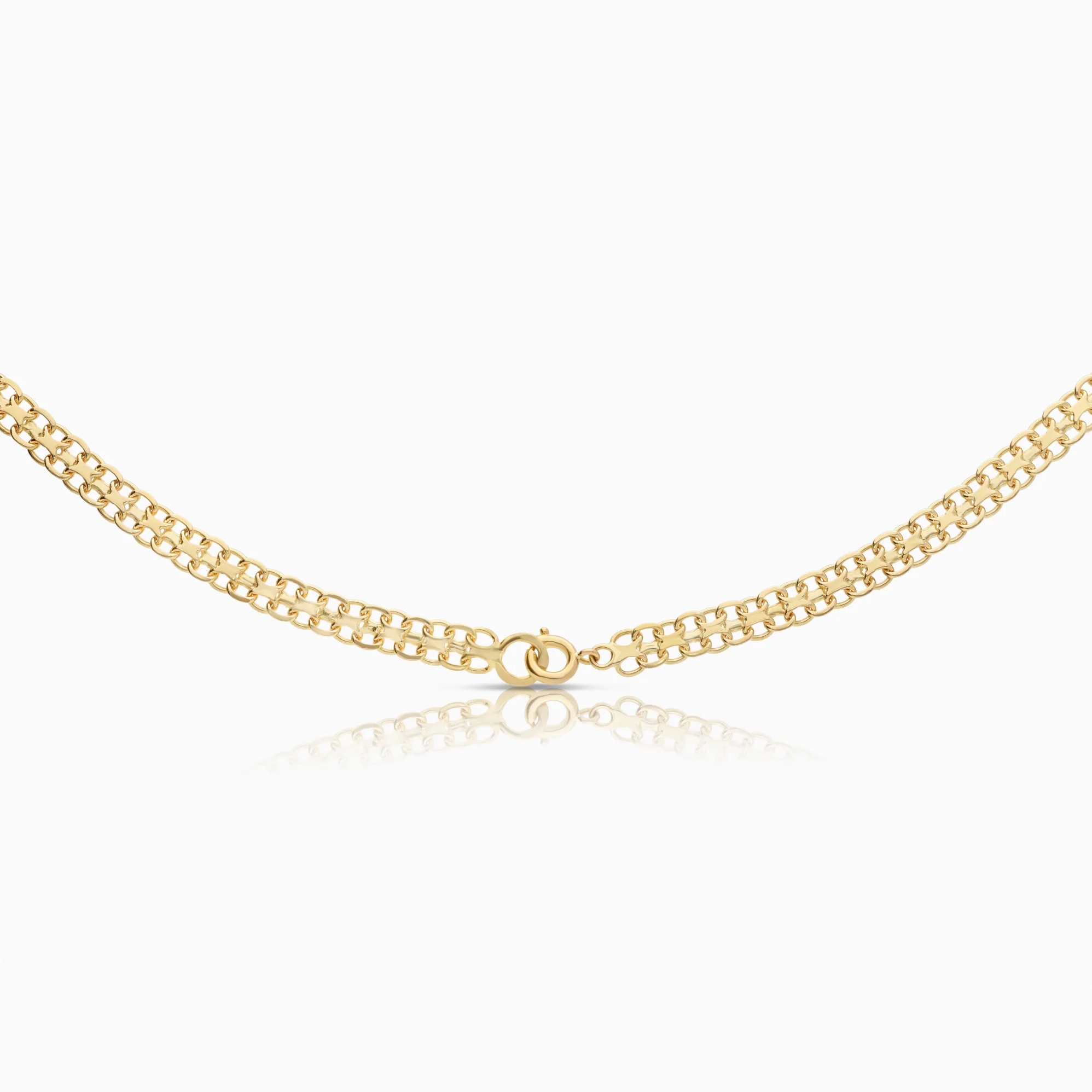 X-link necklace 16.55g 18K gold