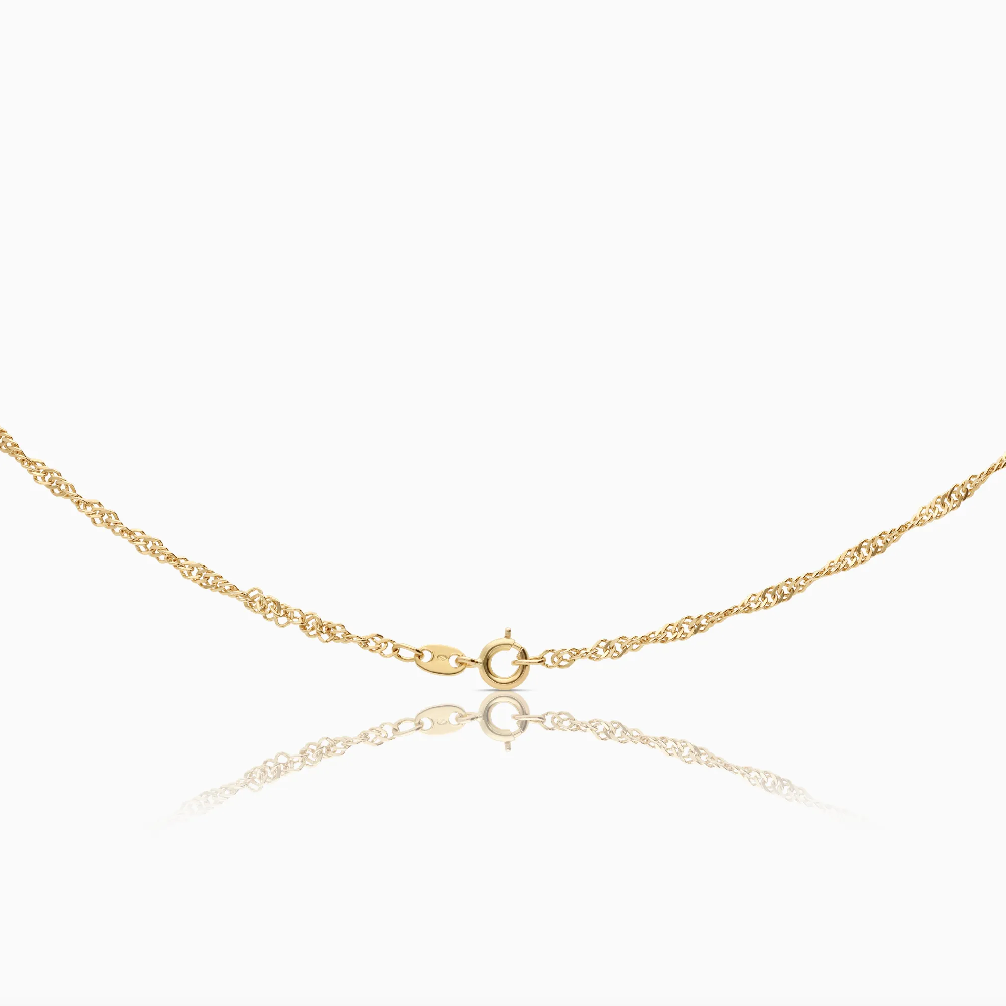 Singapore Necklace 6.34g 18K Gold