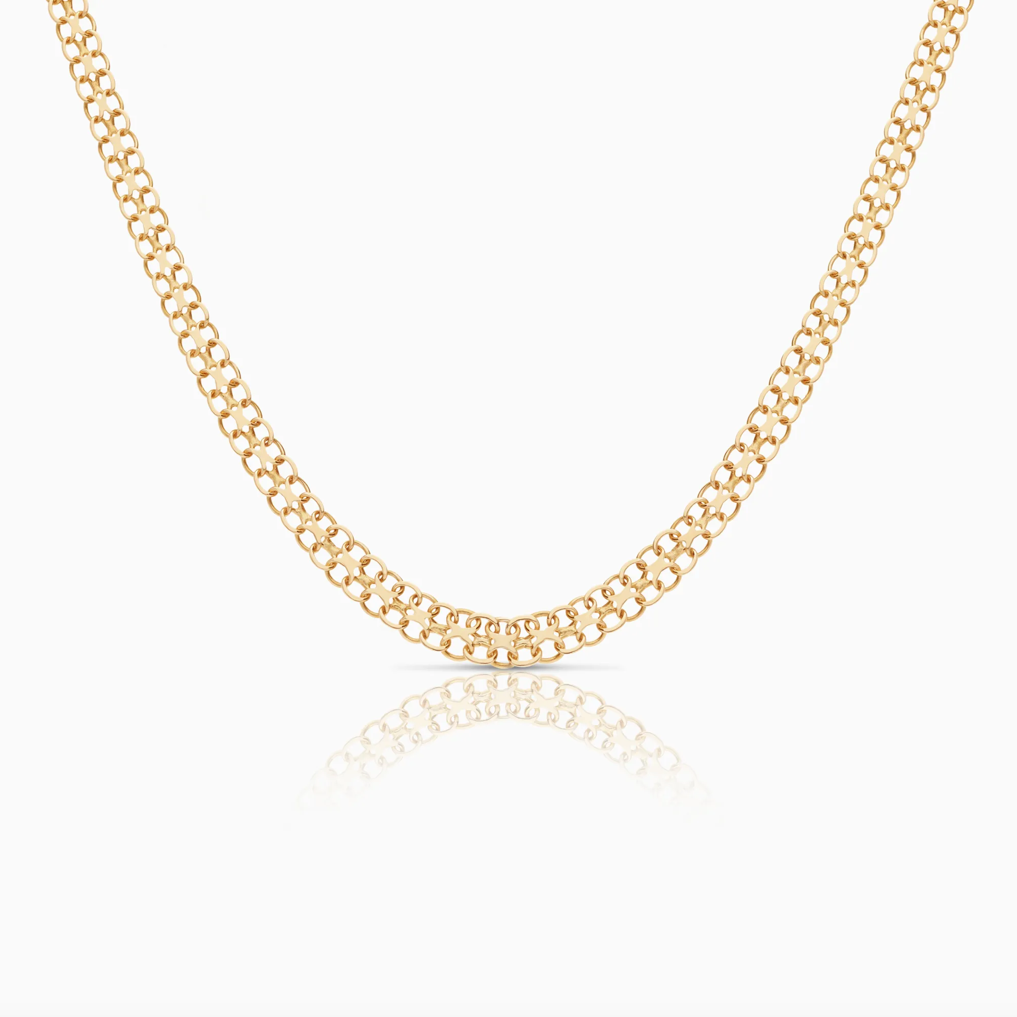 X-link necklace 12.10g 18K gold