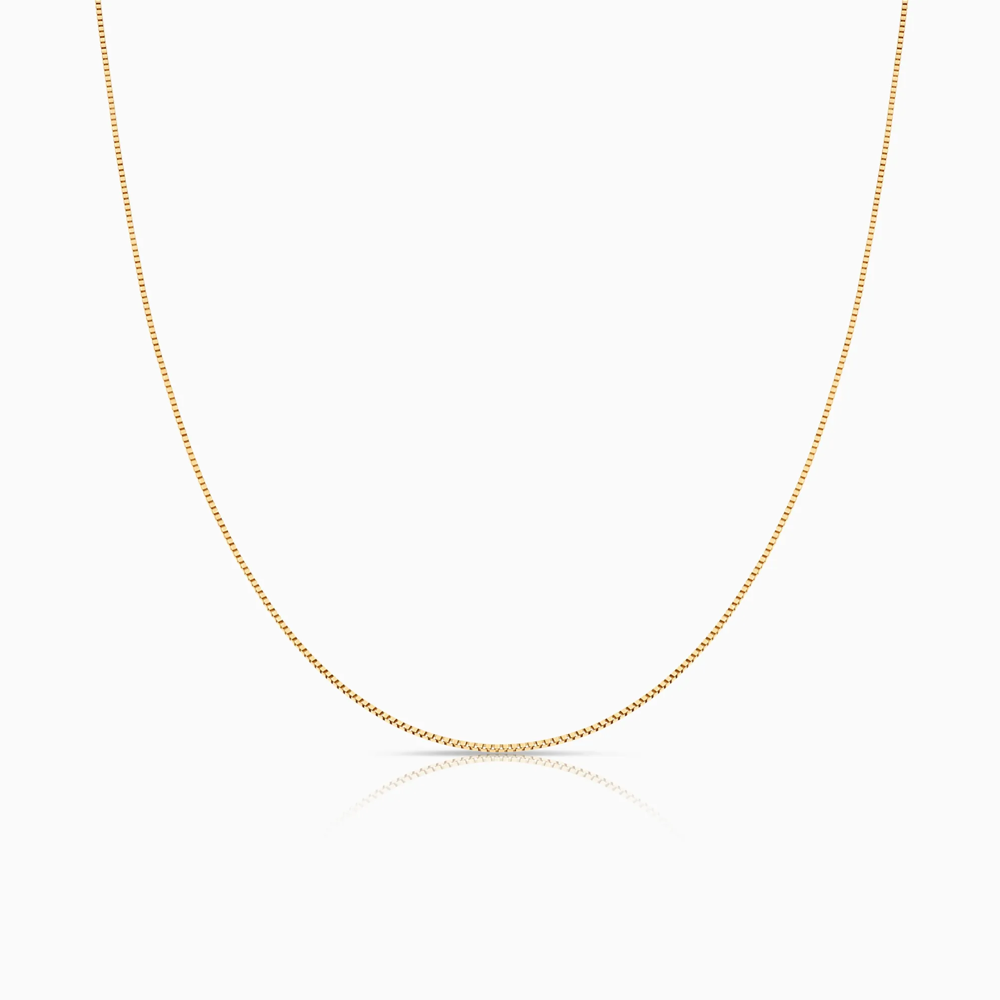 Veneziakedja 44cm 18K guld