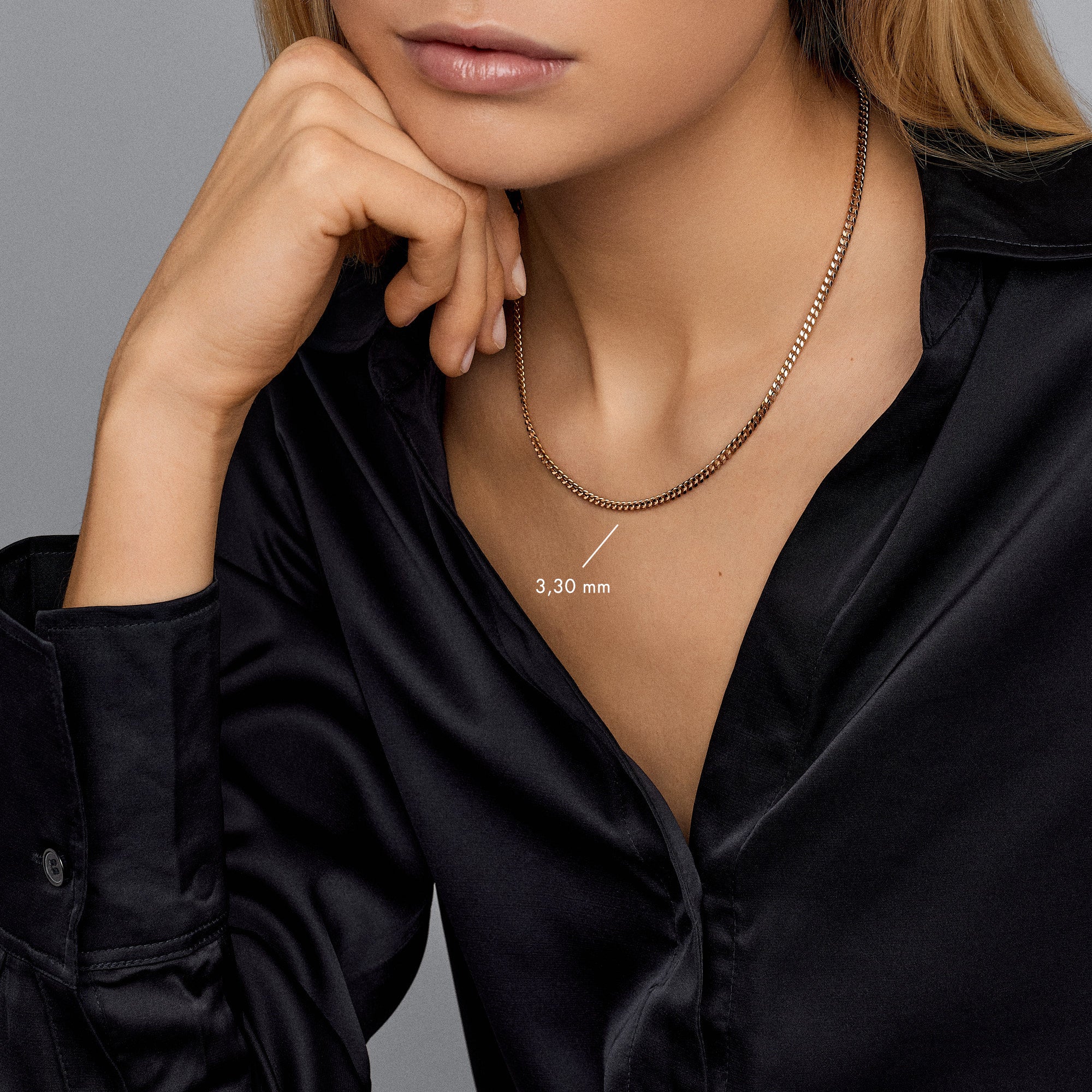 Pansarhalsband 28,24g 18K guld