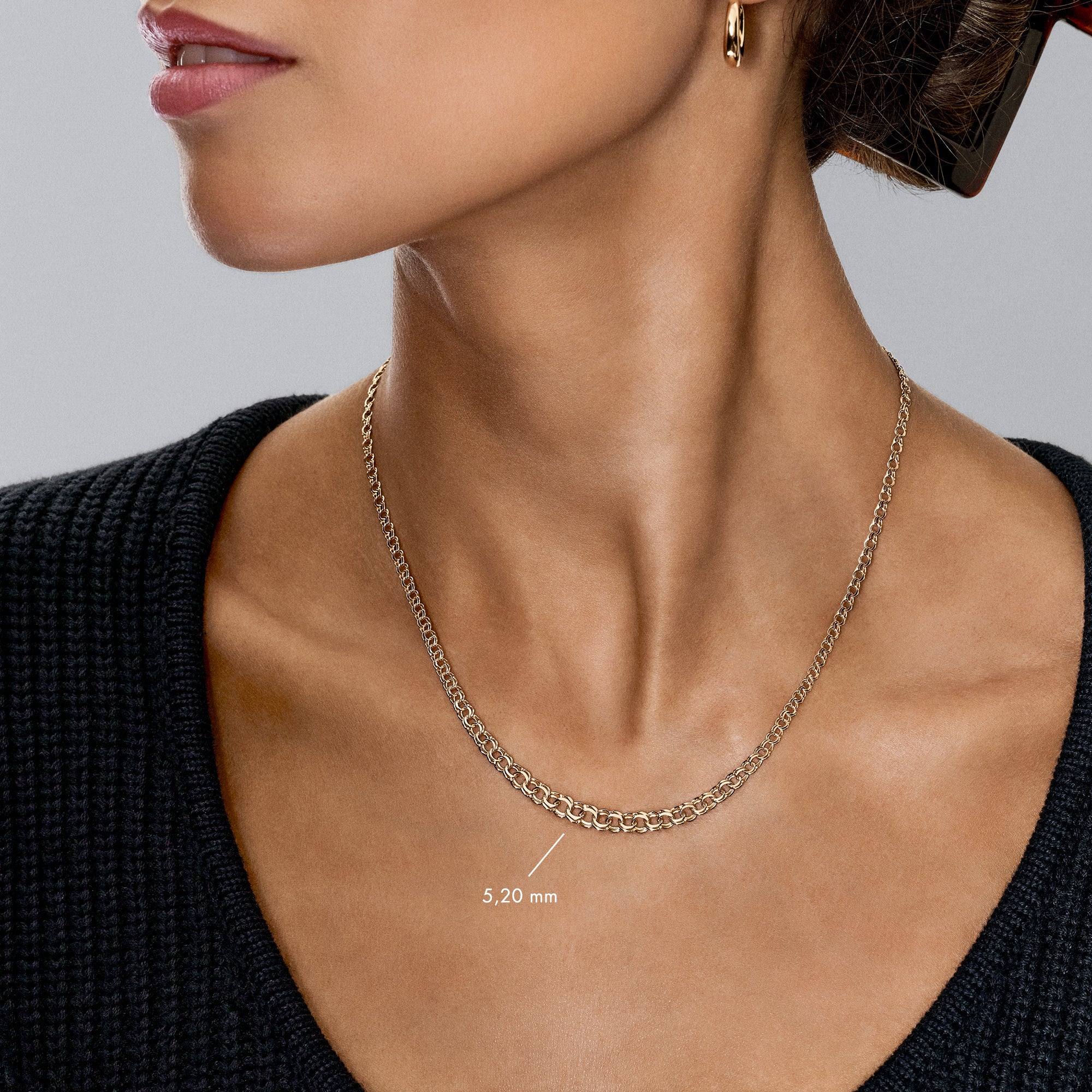 Bismarck necklace 10.43g 18K gold