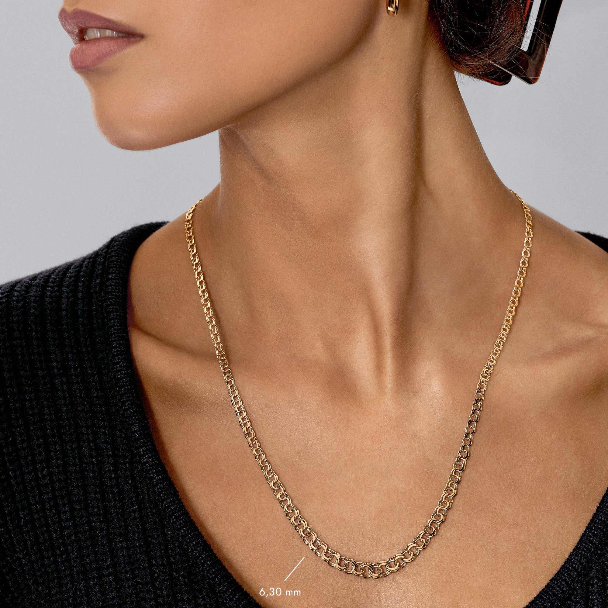 Bismarck necklace 12.37 g 18K gold
