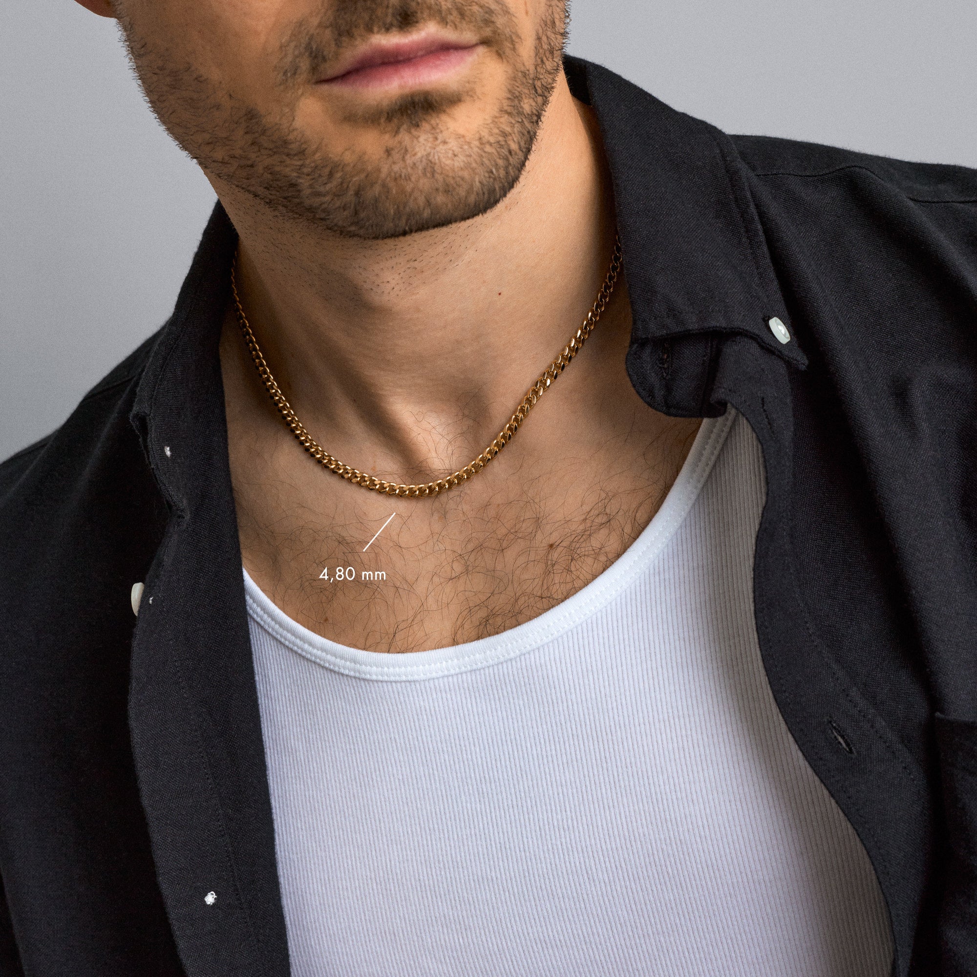 Pansarhalsband 39,43g 18K guld