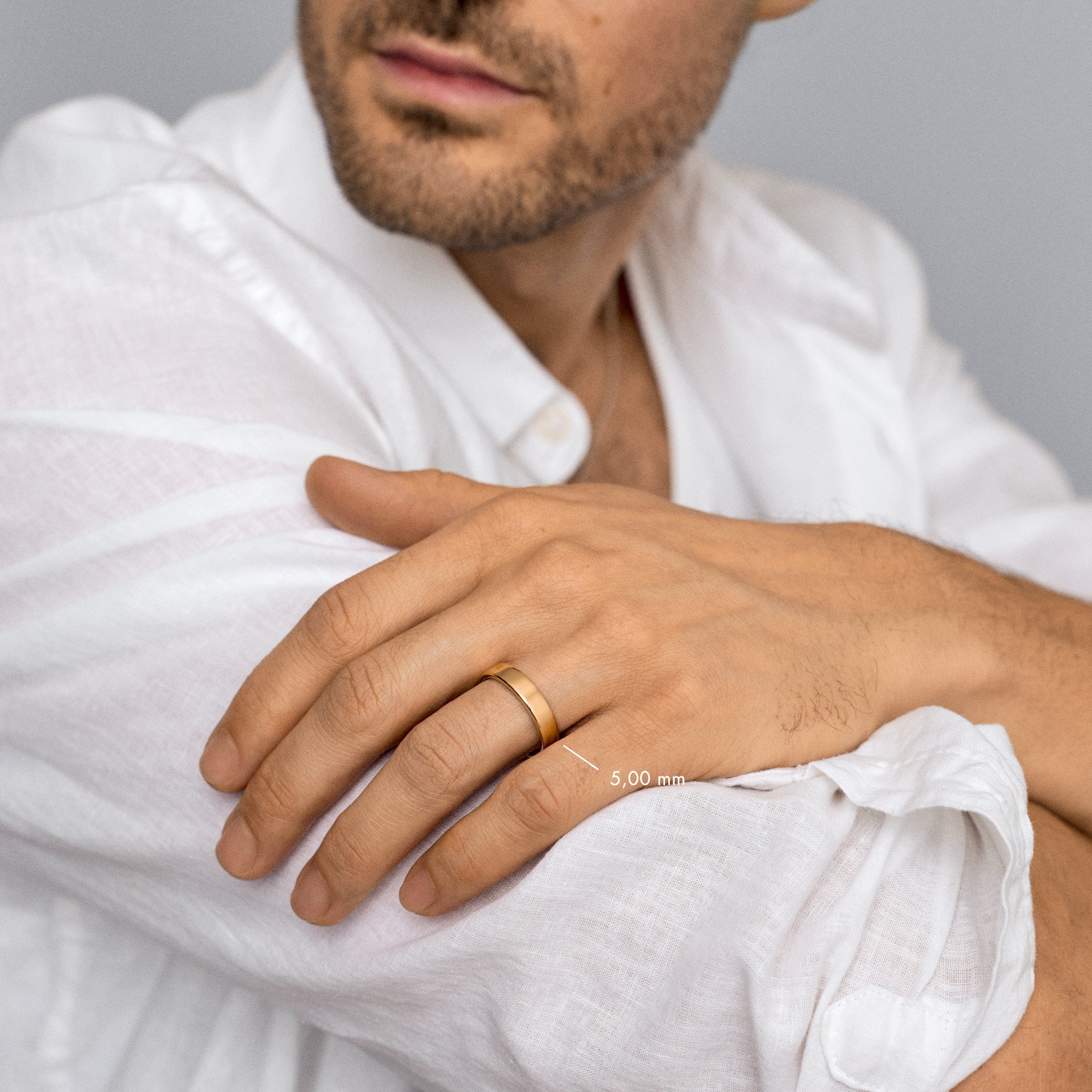 Slät ring 8,76g 18K guld