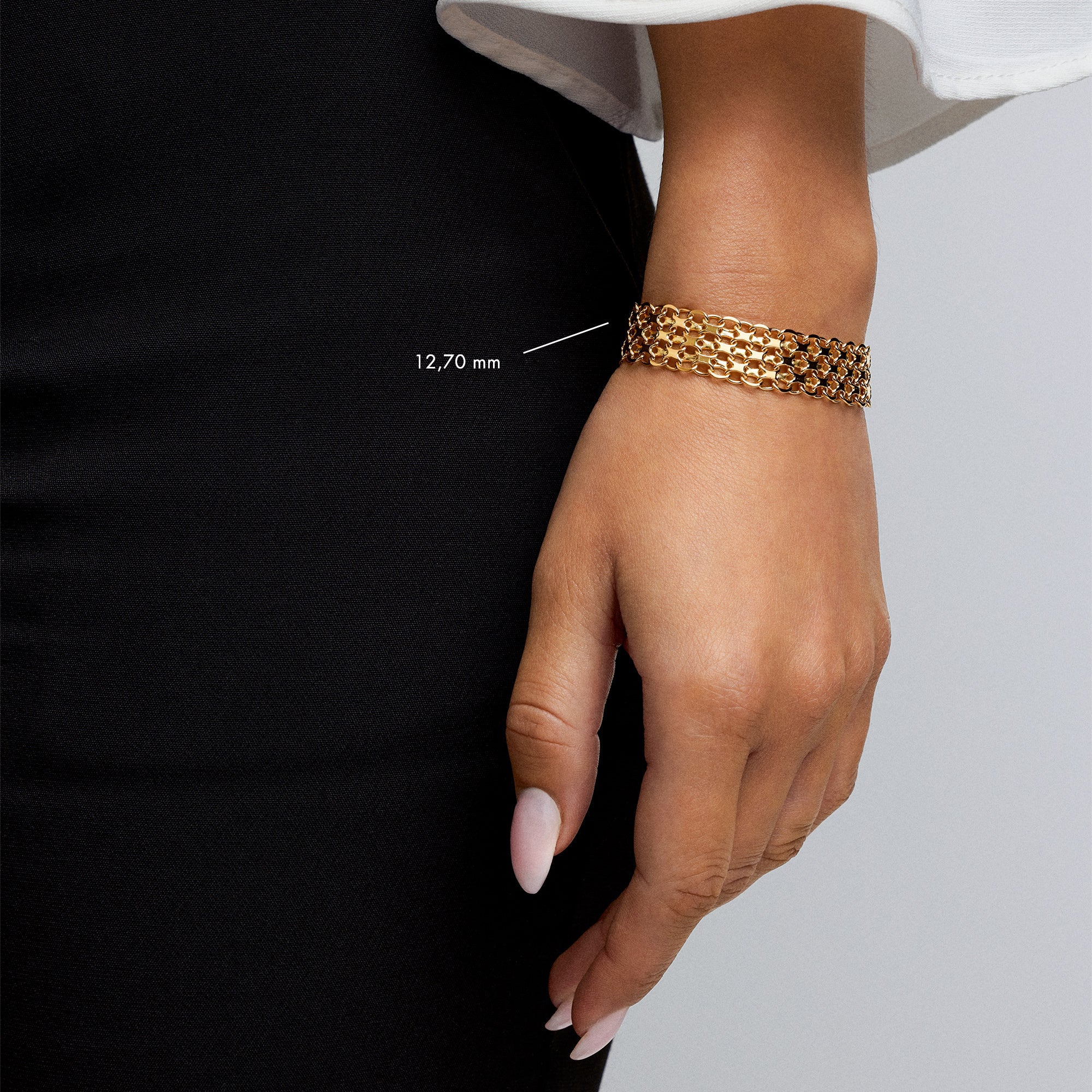 Armband x-länk 18,54g 18K guld