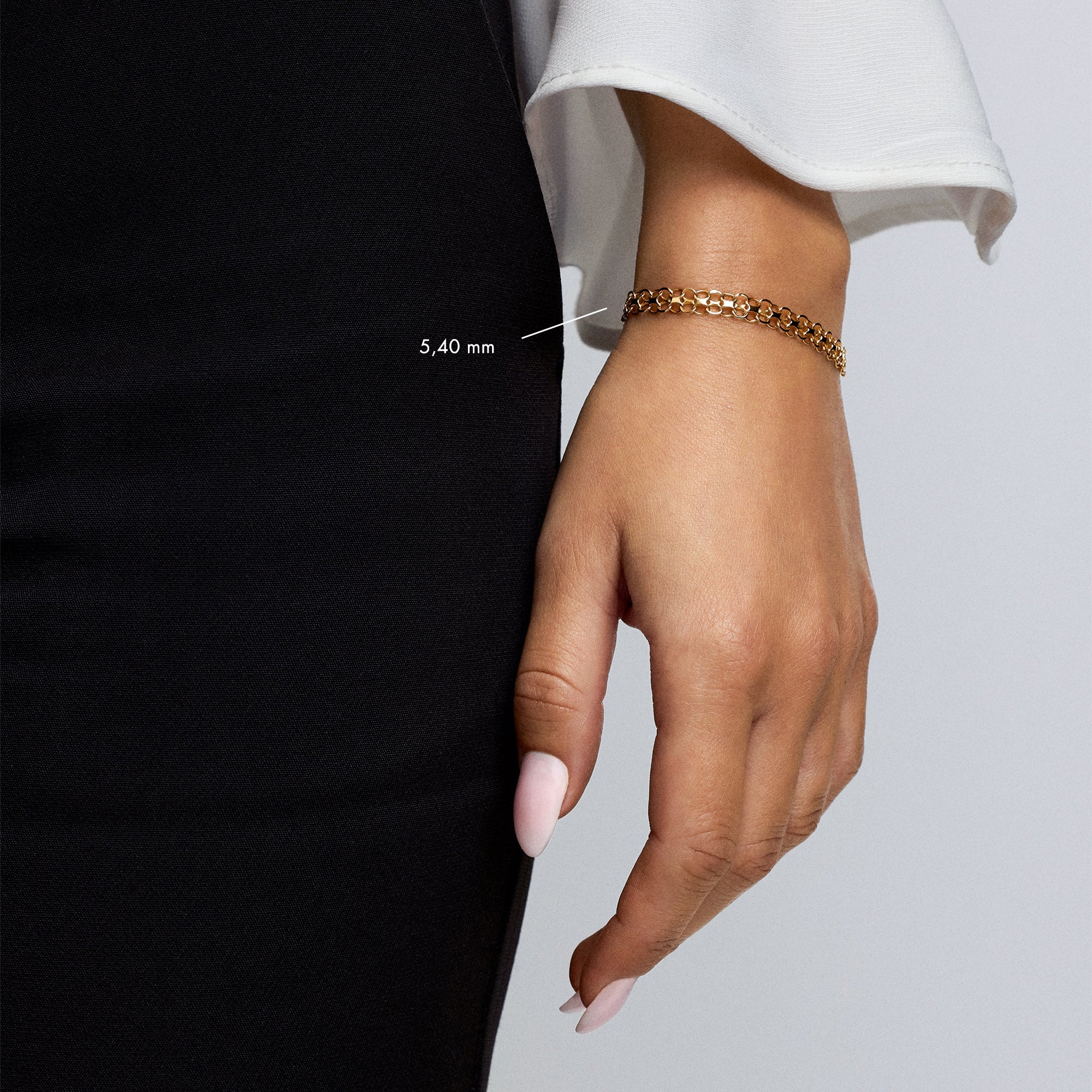 X-link bracelet 7.13g 18K gold