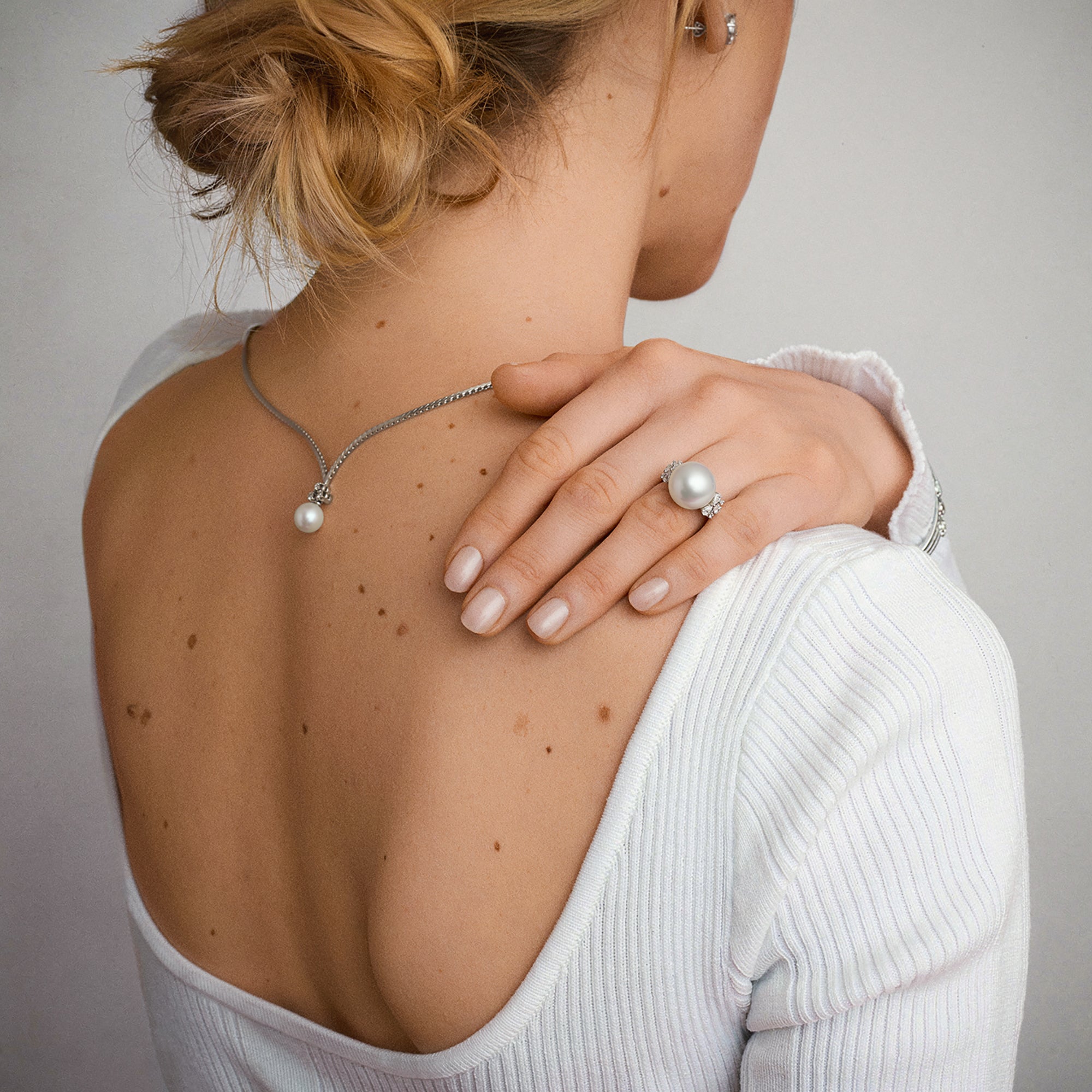 Pärlring South Sea pärla 18K vitguld