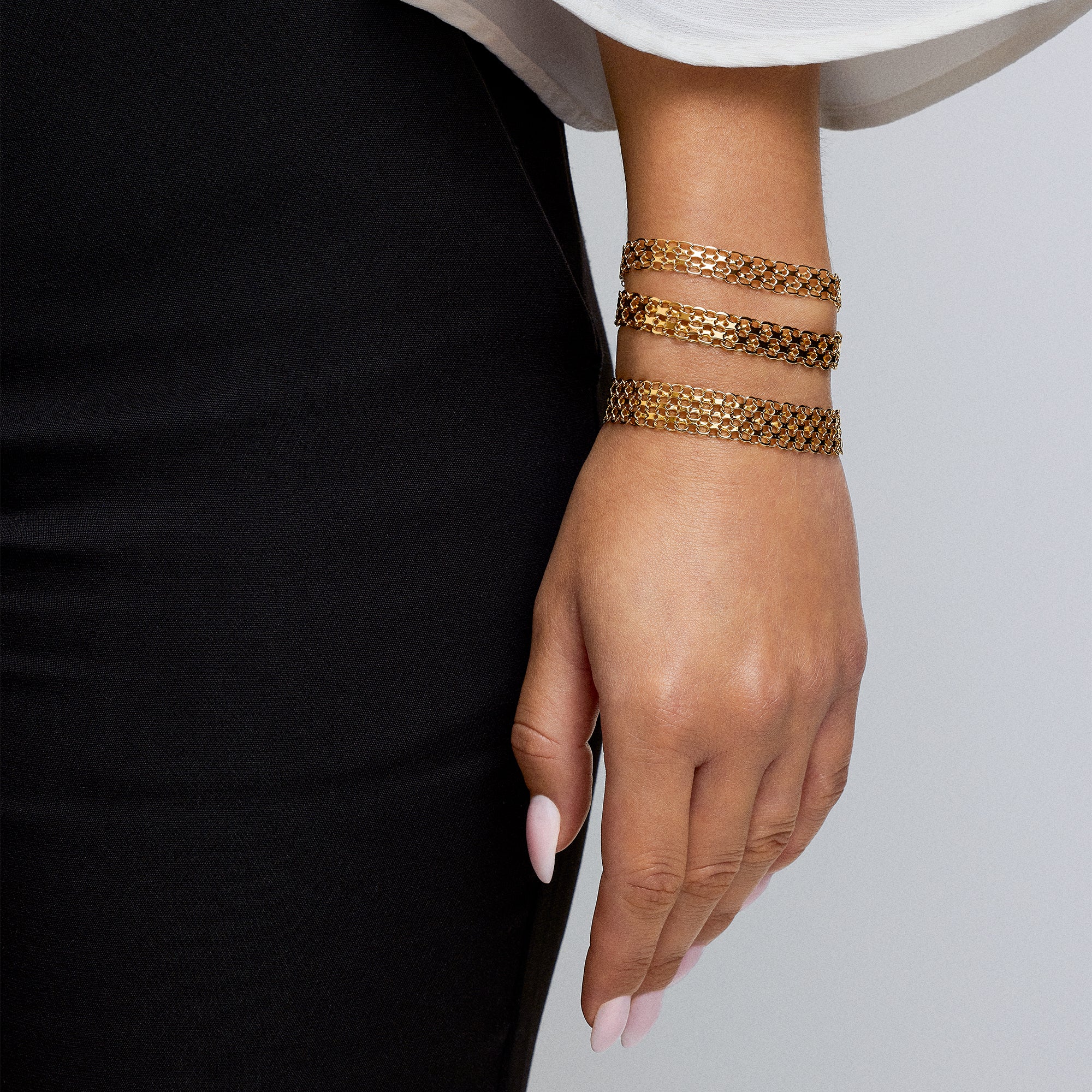 X-länk armband 16,61g 18K guld