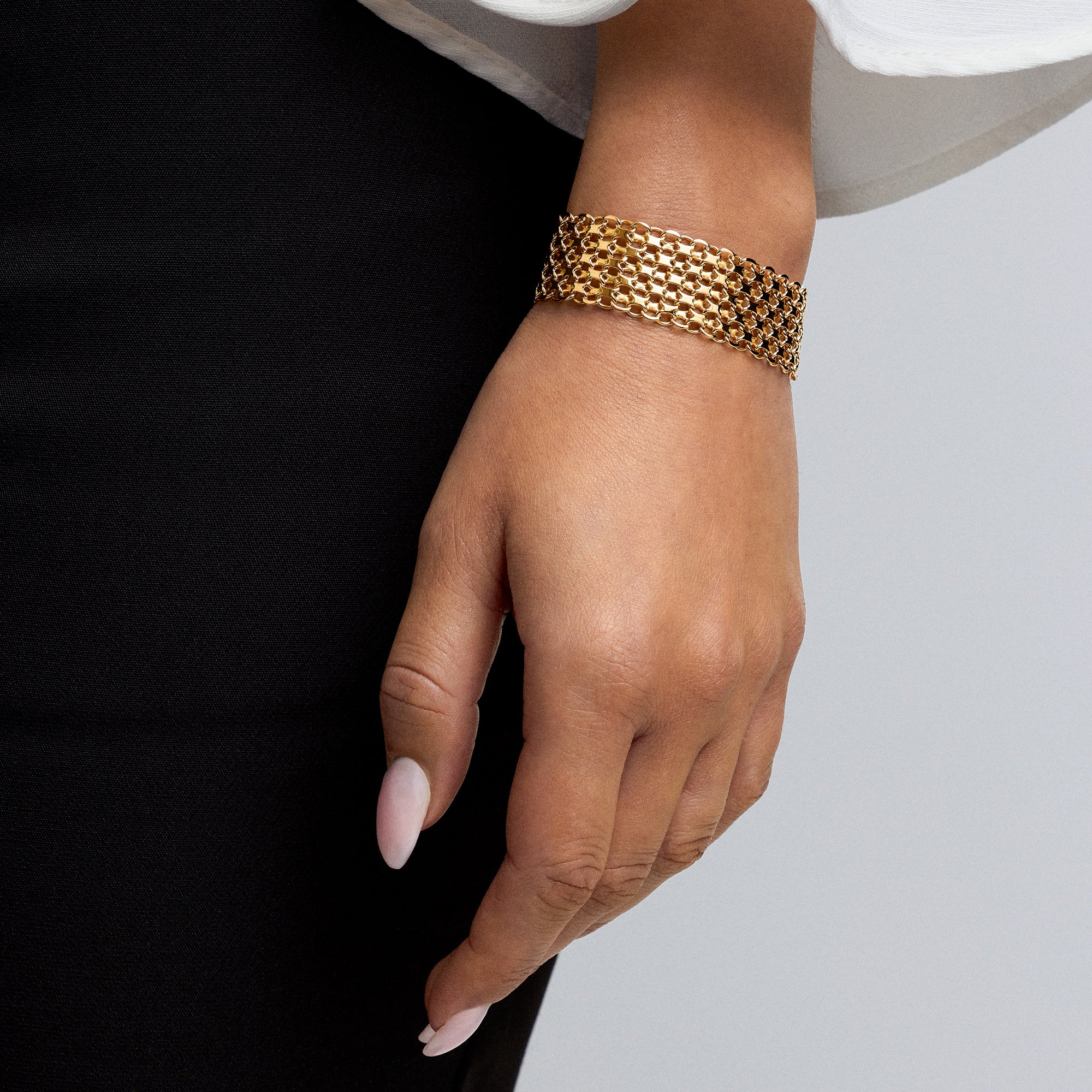 X-länk armband 30,26g 18K guld