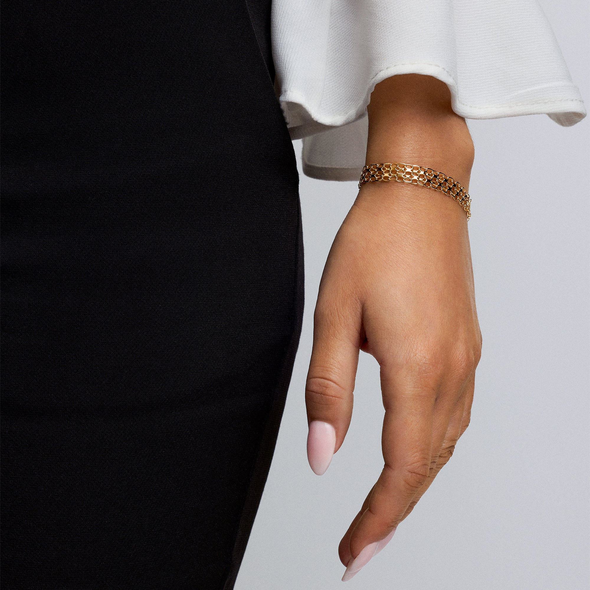 X-länk armband 9,14g 18K guld