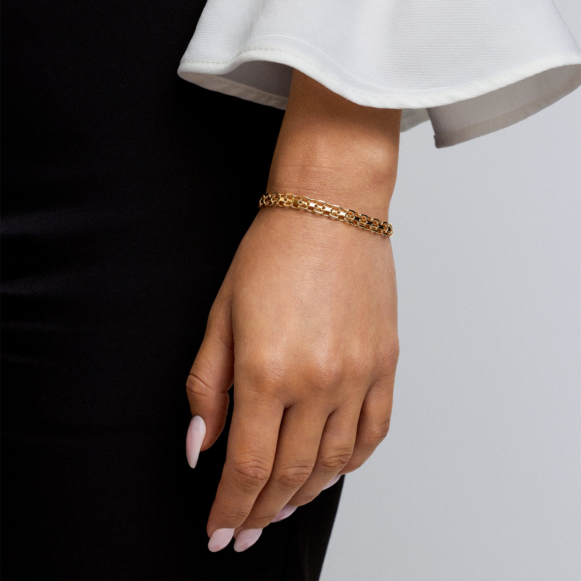 X-länk armband 7,02g 18K guld