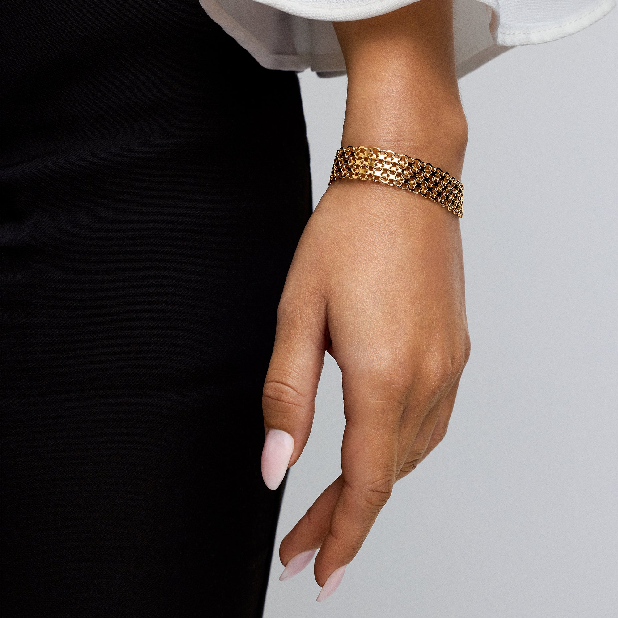 X-link bracelet 20.76g 18K gold