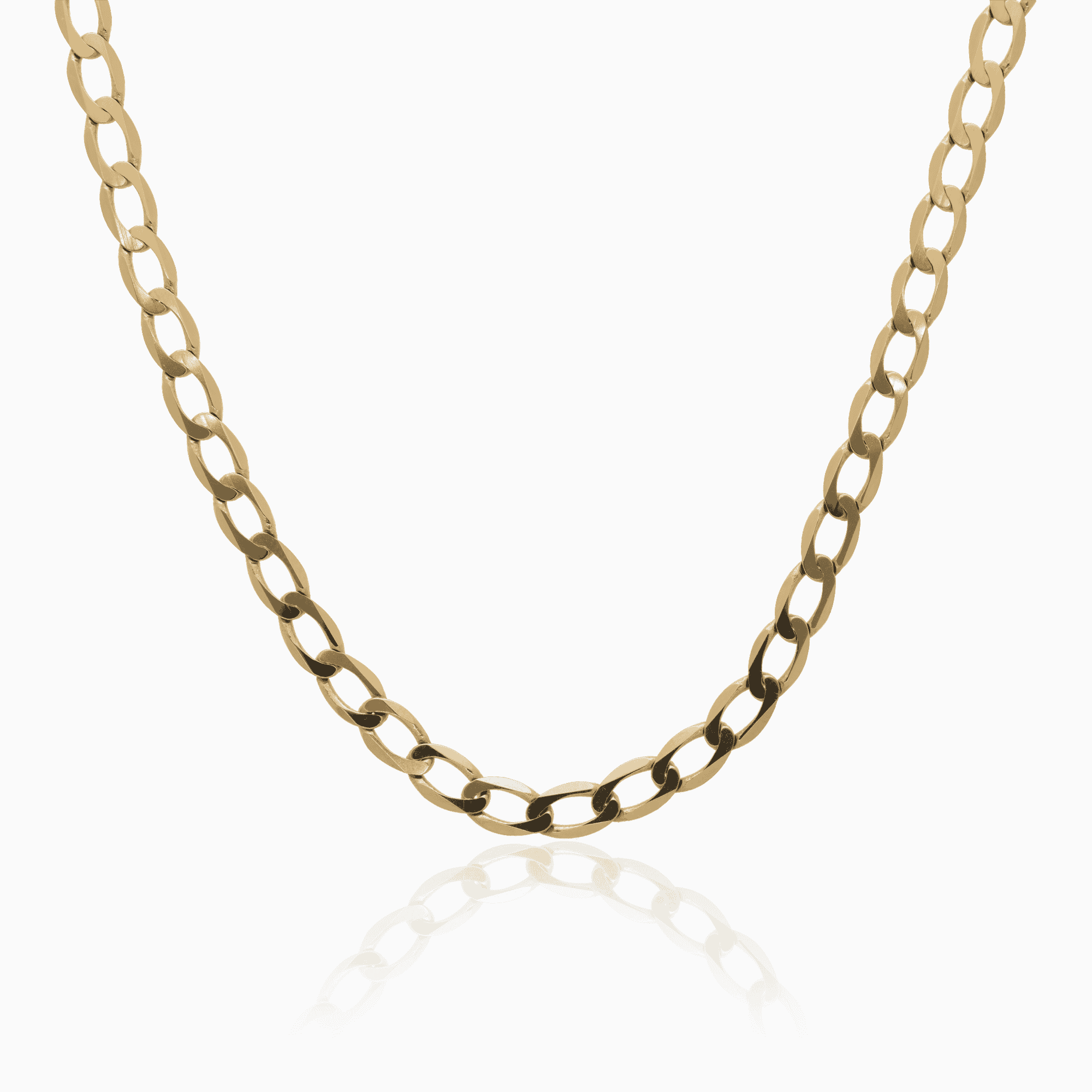 Curb necklace 12.90g 18K