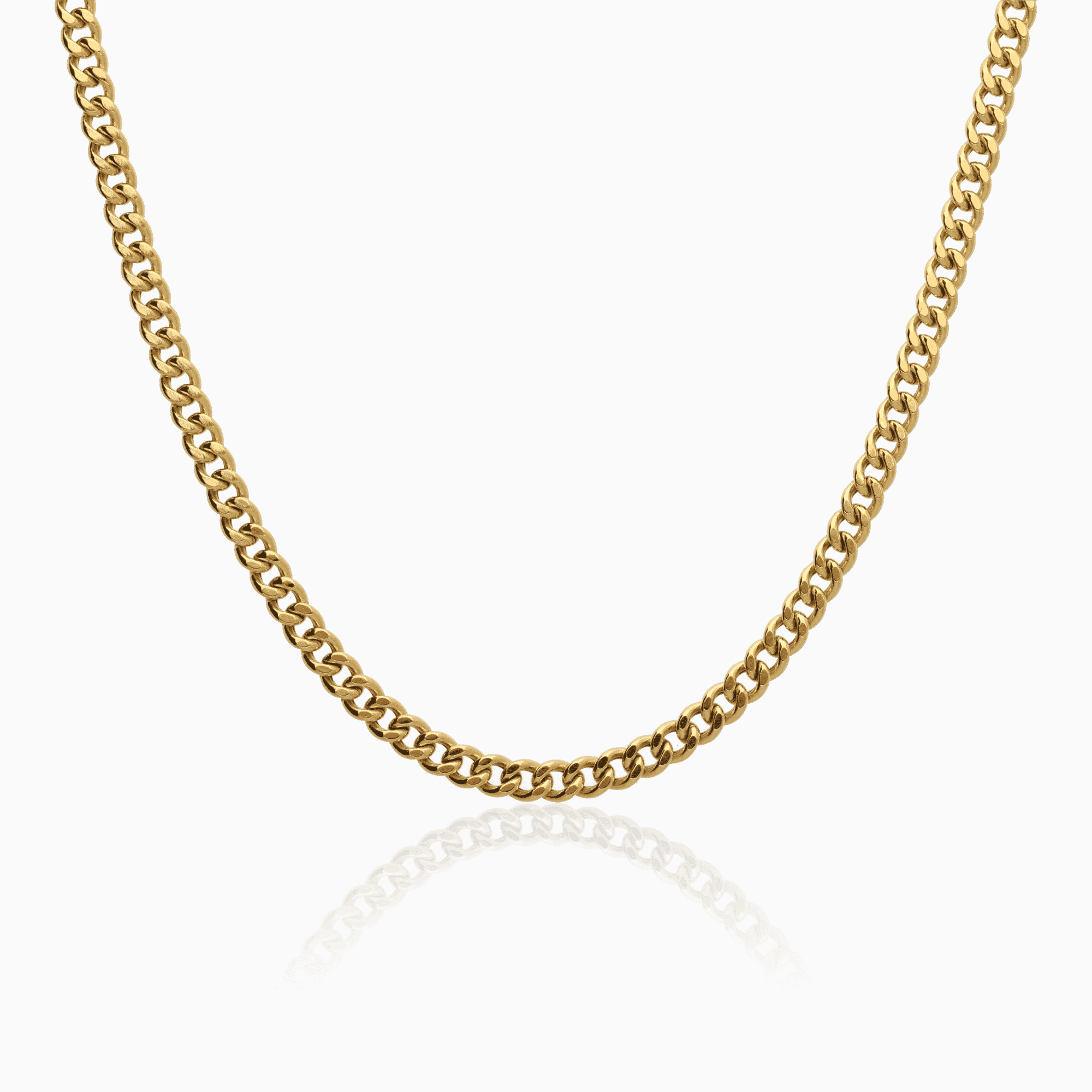 Curb necklace 9.90g 18K