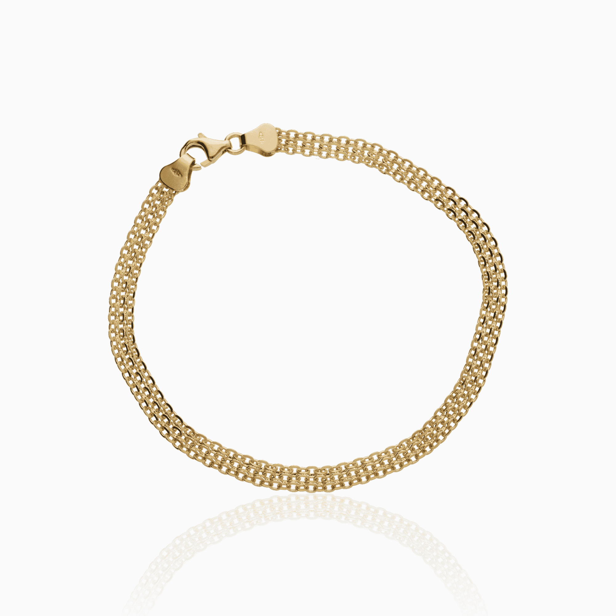 X-länkarmband 3,80g 18K