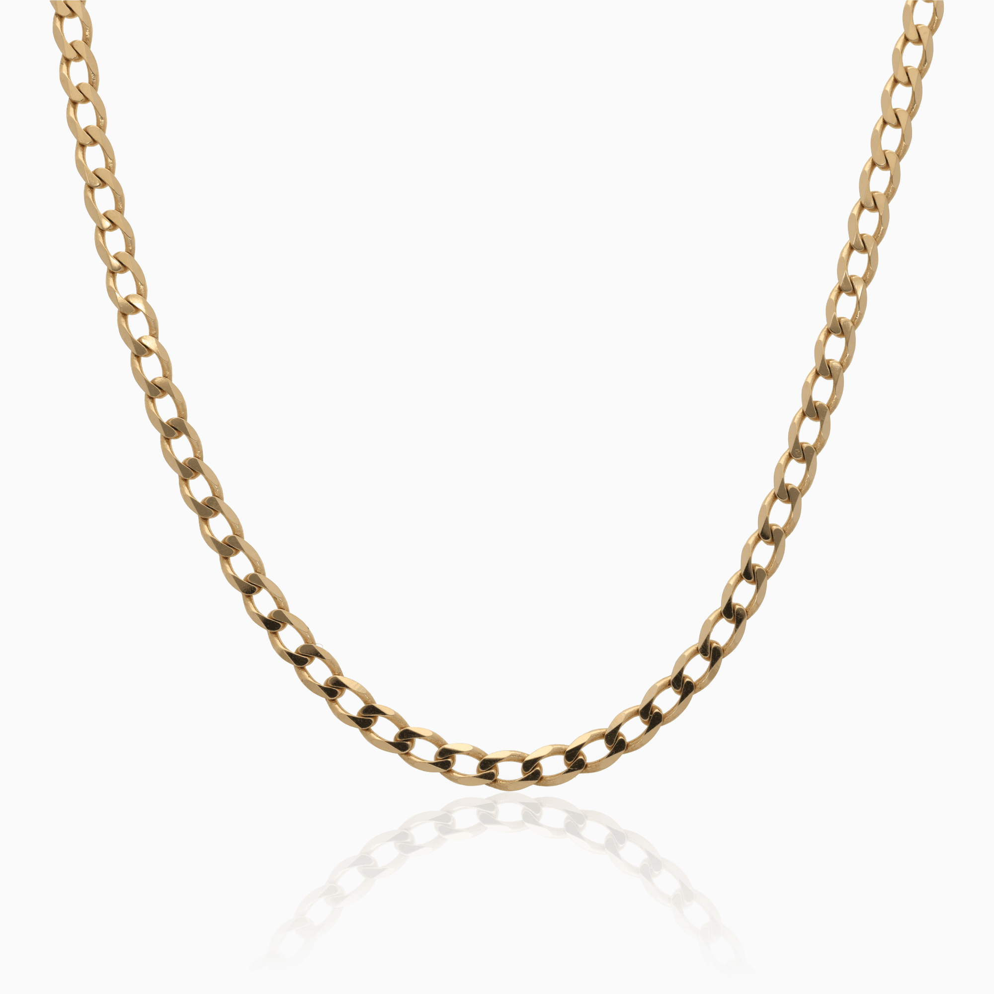 Curb necklace 13.40g 18K