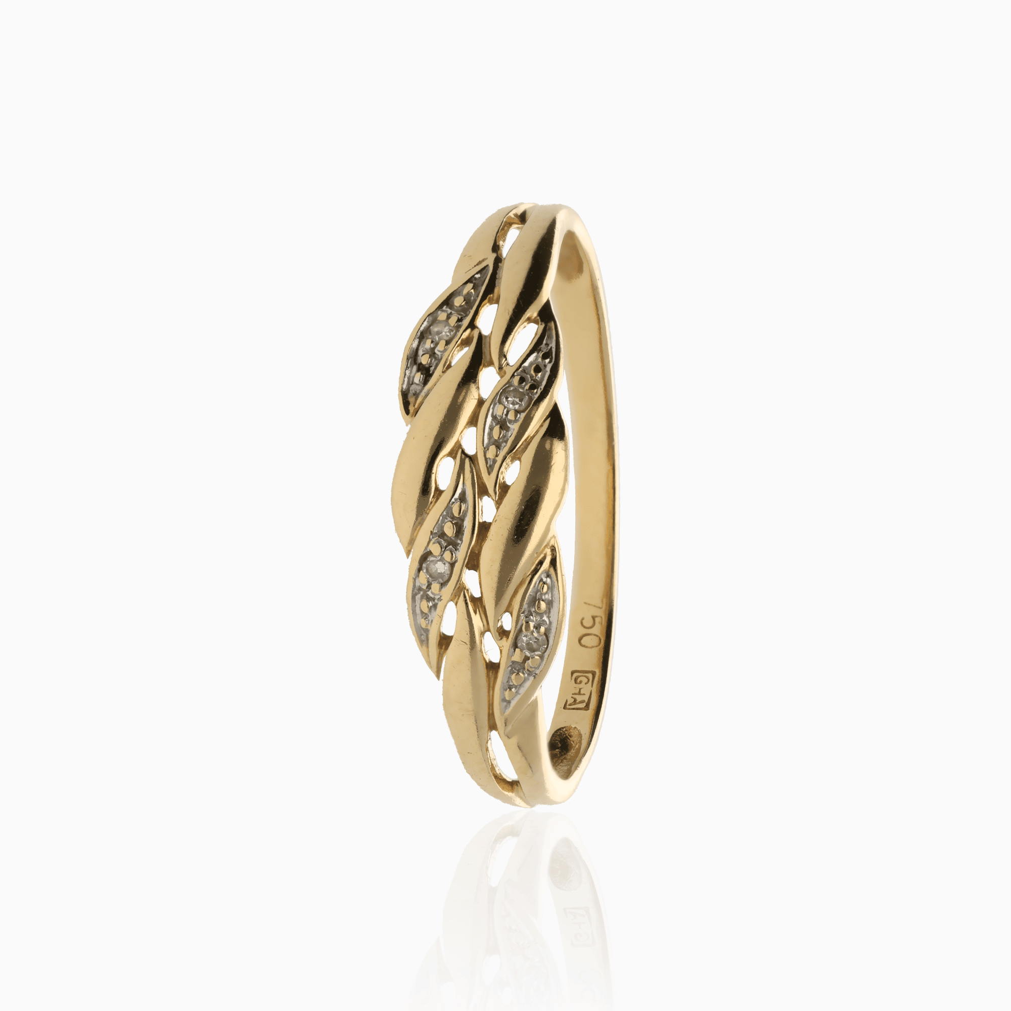 Diamond ring 0.02ct 18K