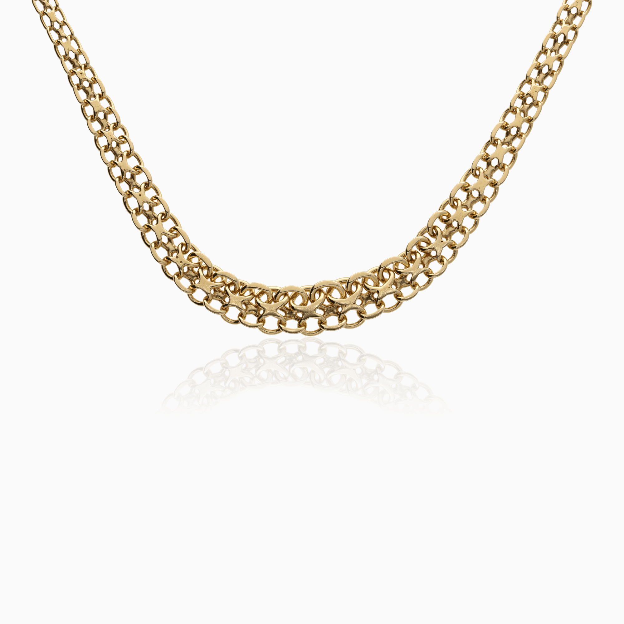 X-link necklace 18.80g 18K