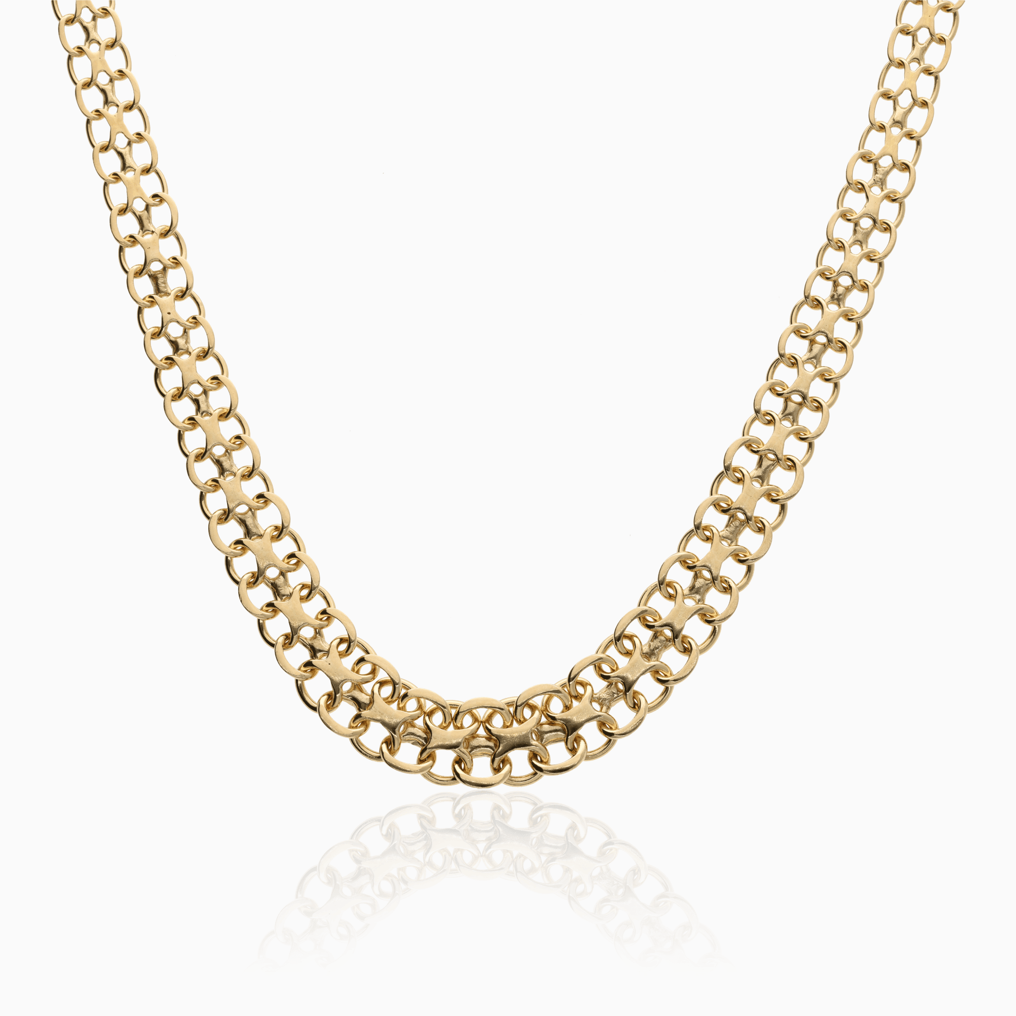 X-link necklace 14.20g 18K